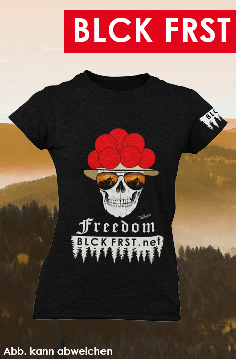 Blck Frst Freedom Girly mit Ärmellogo, Shirt