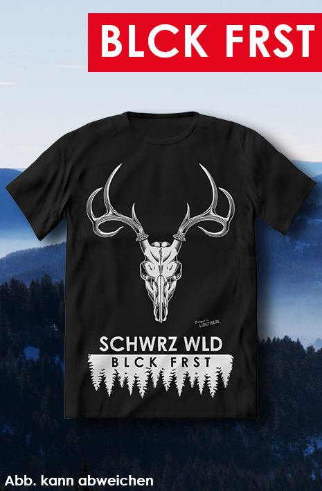 Blck Frst Schwrz Wld mit Ärmellogo, Shirt