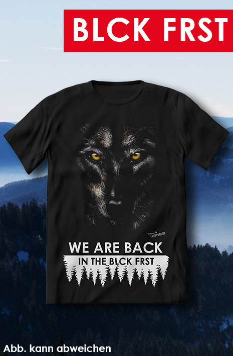 Blck Frst Wolf mit Ärmellogo, Shirt