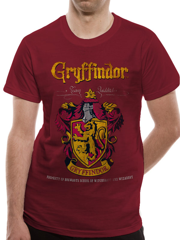 Harry Potter Shirt XL Gryffindor Quidditch rot