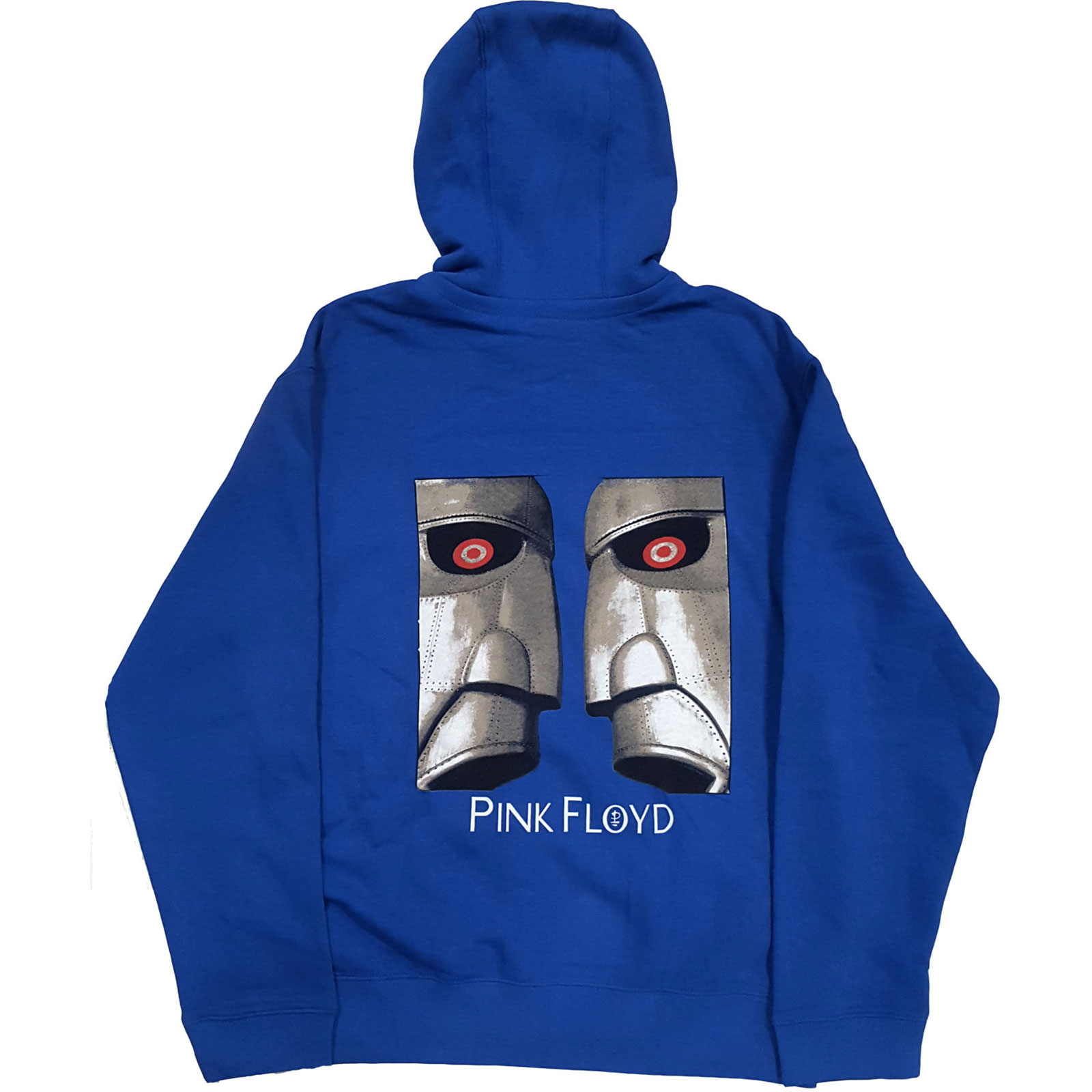 Pink Floyd Zipped Hoodie XXL Metal Heads Close Up Blau