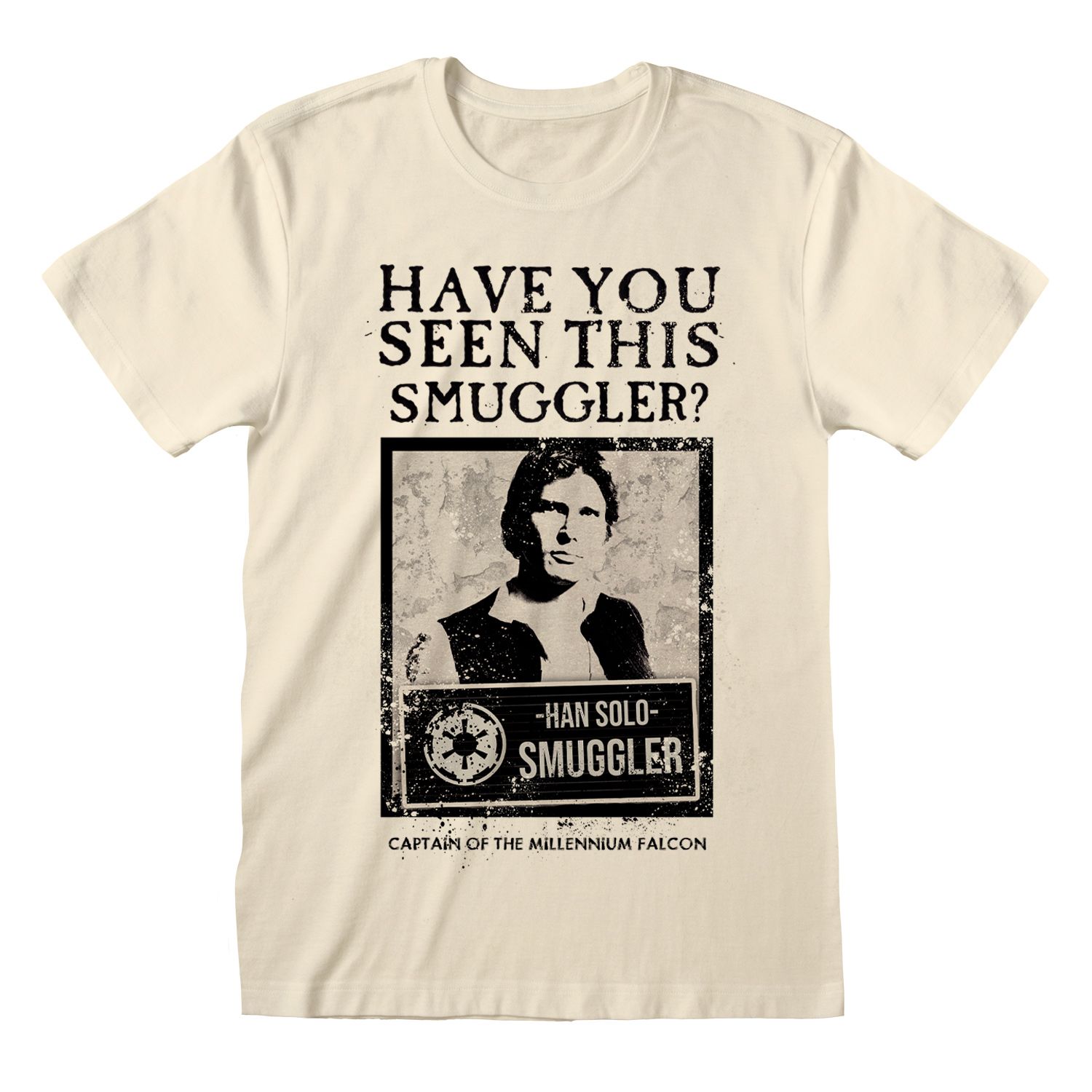 Star Wars T-Shirt XXL Beige Unisex Have You Seen This Smuggler