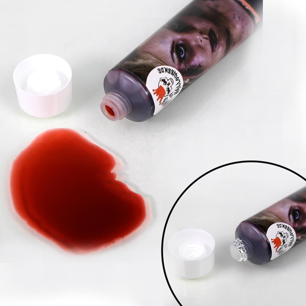 Kunstblutblut Tube 30 ml Theaterblut oder Filmblut von King of Halloween