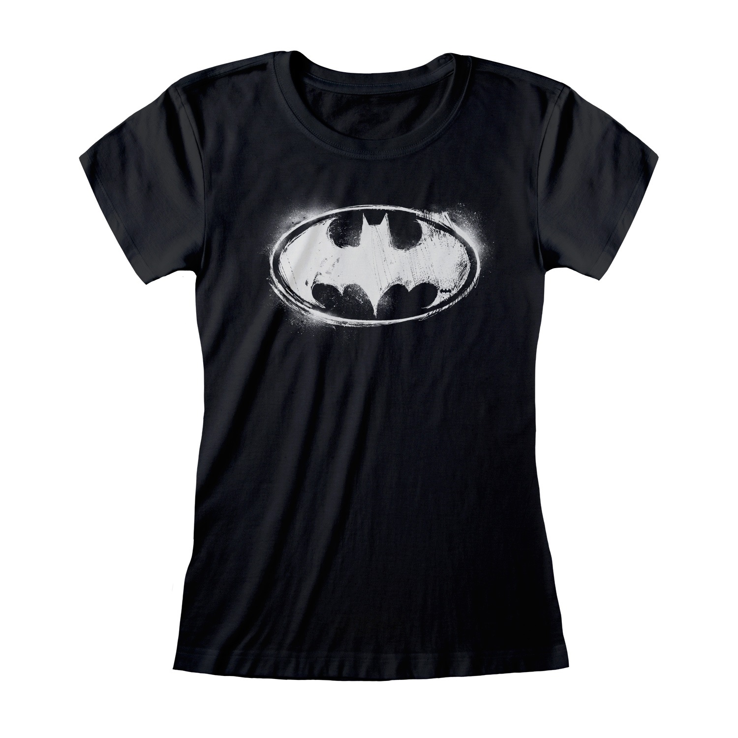 DC Batman Top Distressed Mono Logo XXL