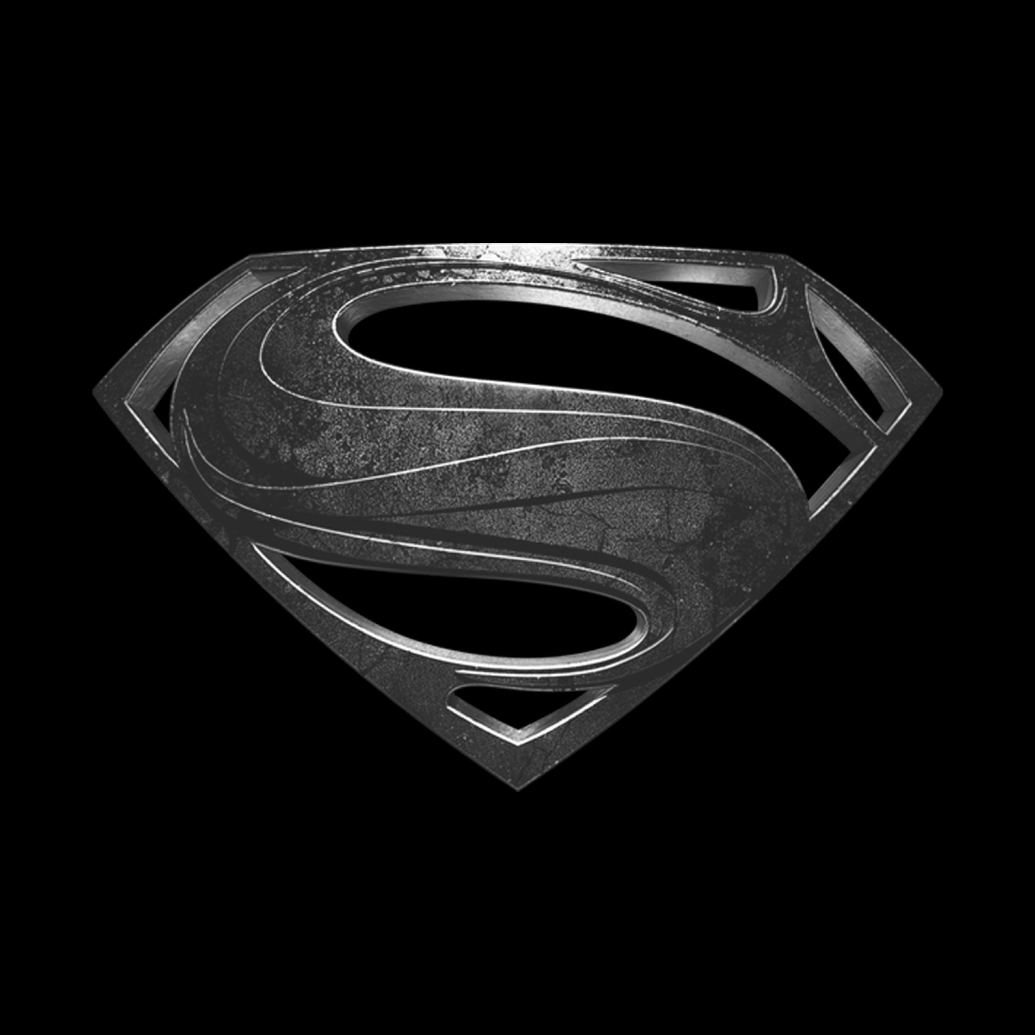 DC Justice League Movie T-Shirt XXL Schwarz Unisex Superman Black Logo
