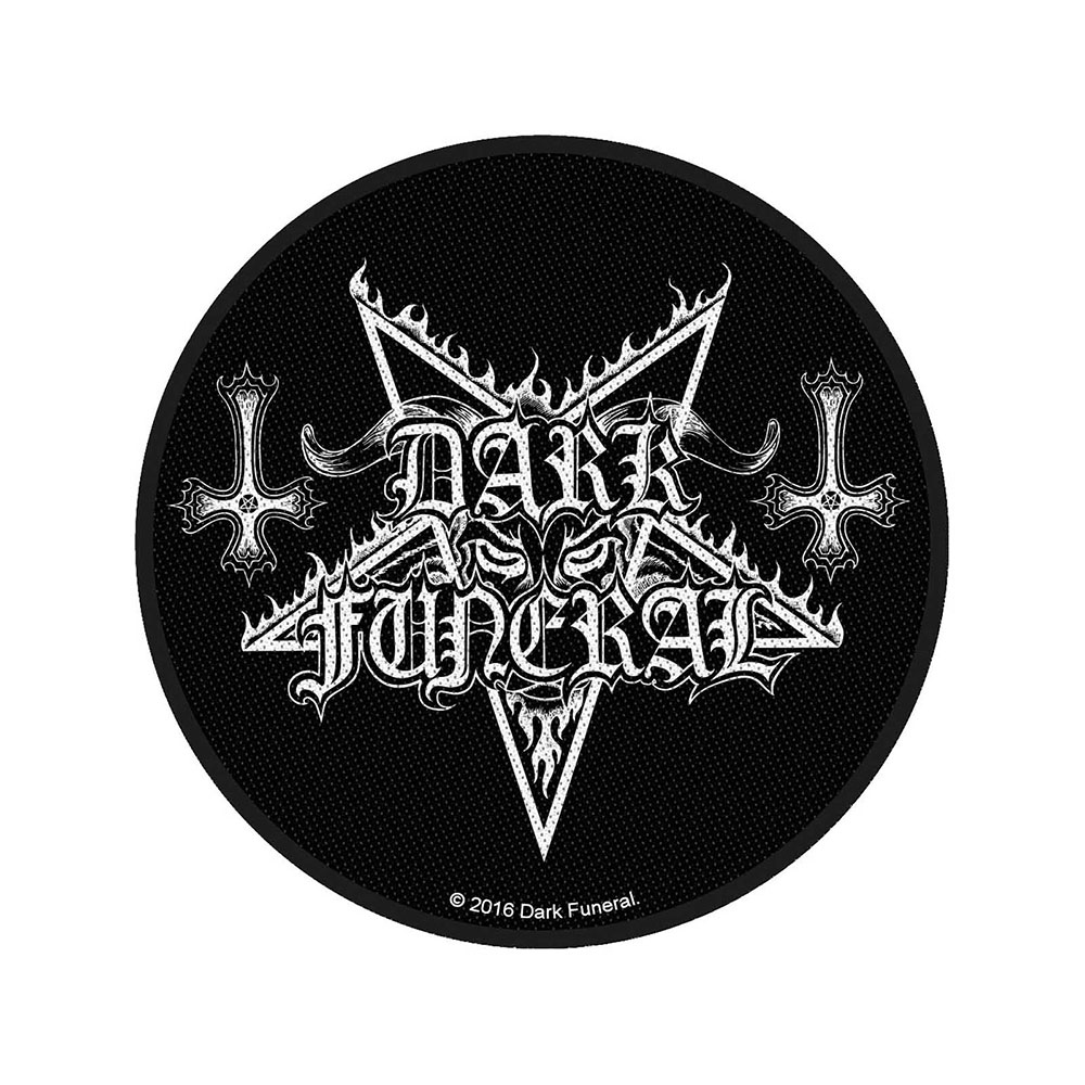 Dark Funeral Circular Logo Standard Patch offiziell lizensierte Ware