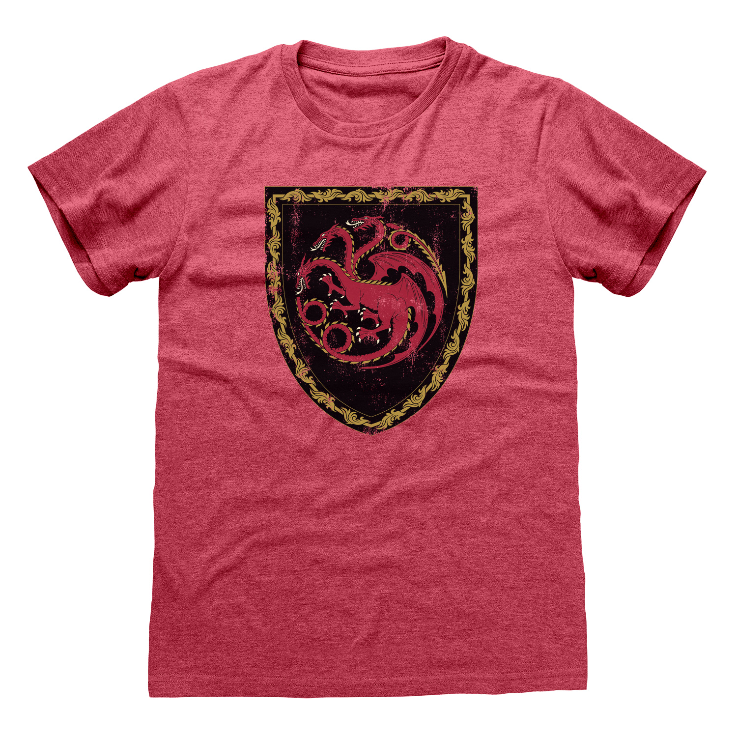 House Of The Dragon T-Shirt XXL Rot Unisex Targaryen Crest