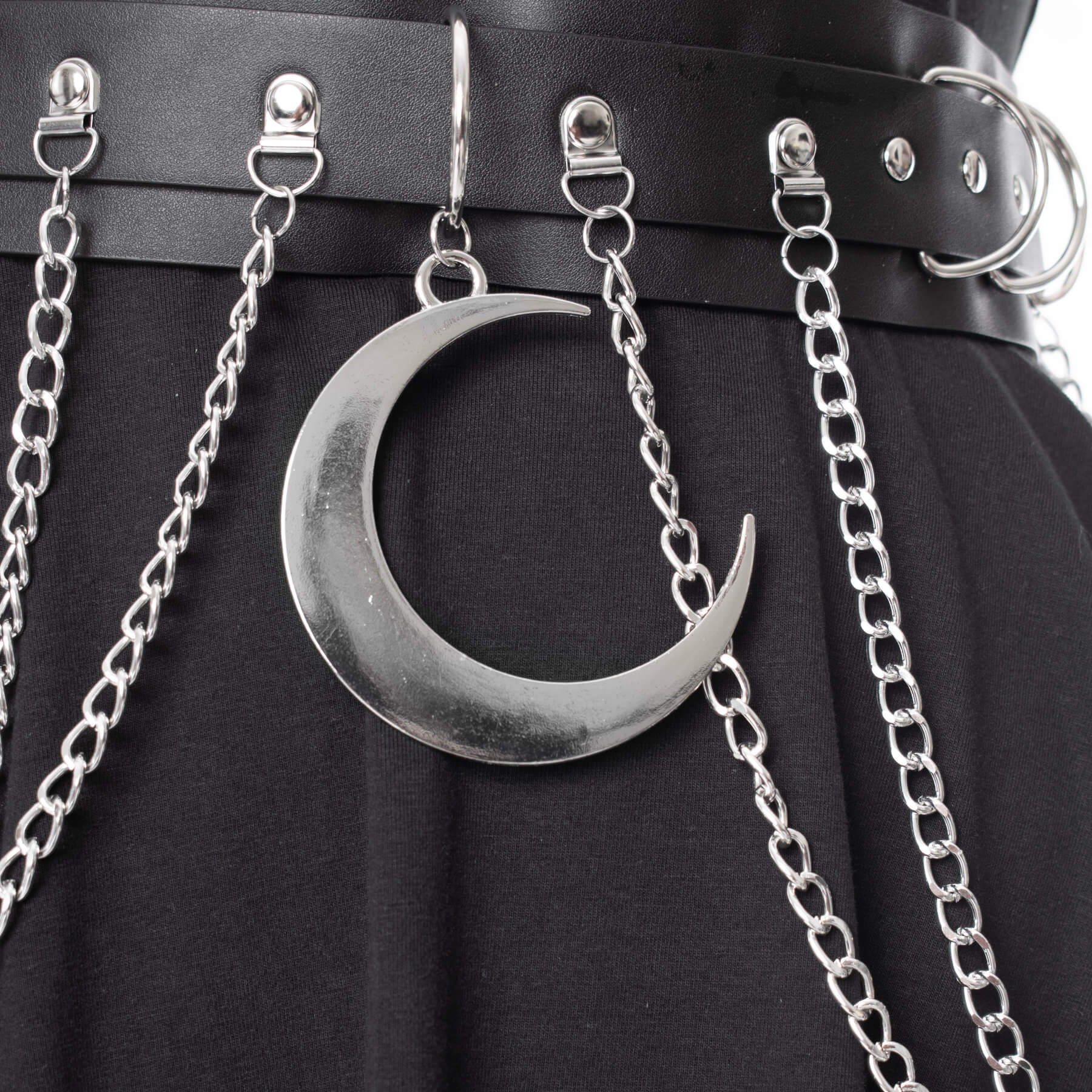 Heartless Gürtel XXL/3XL Schwarz Moondusk Belt