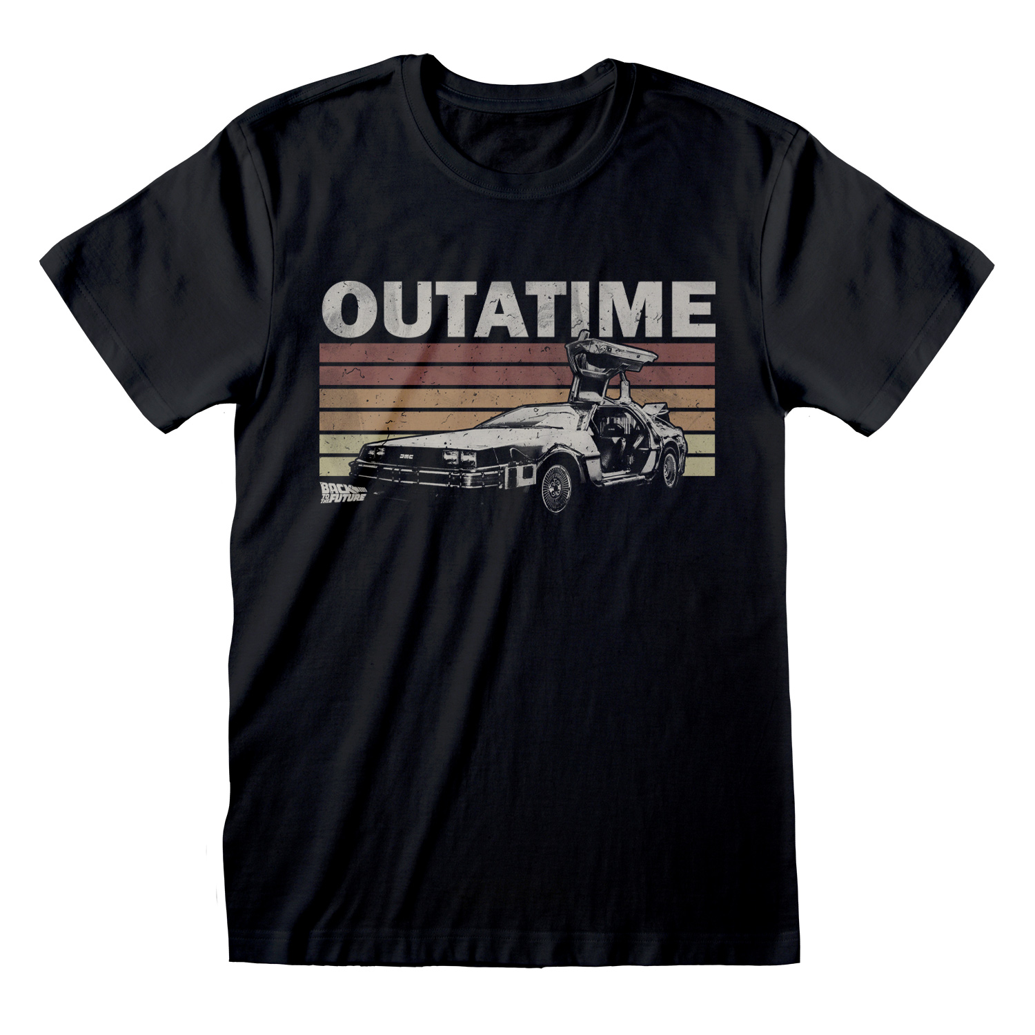 Back To The Future T-Shirt XXL Schwarz Unisex Outa Time