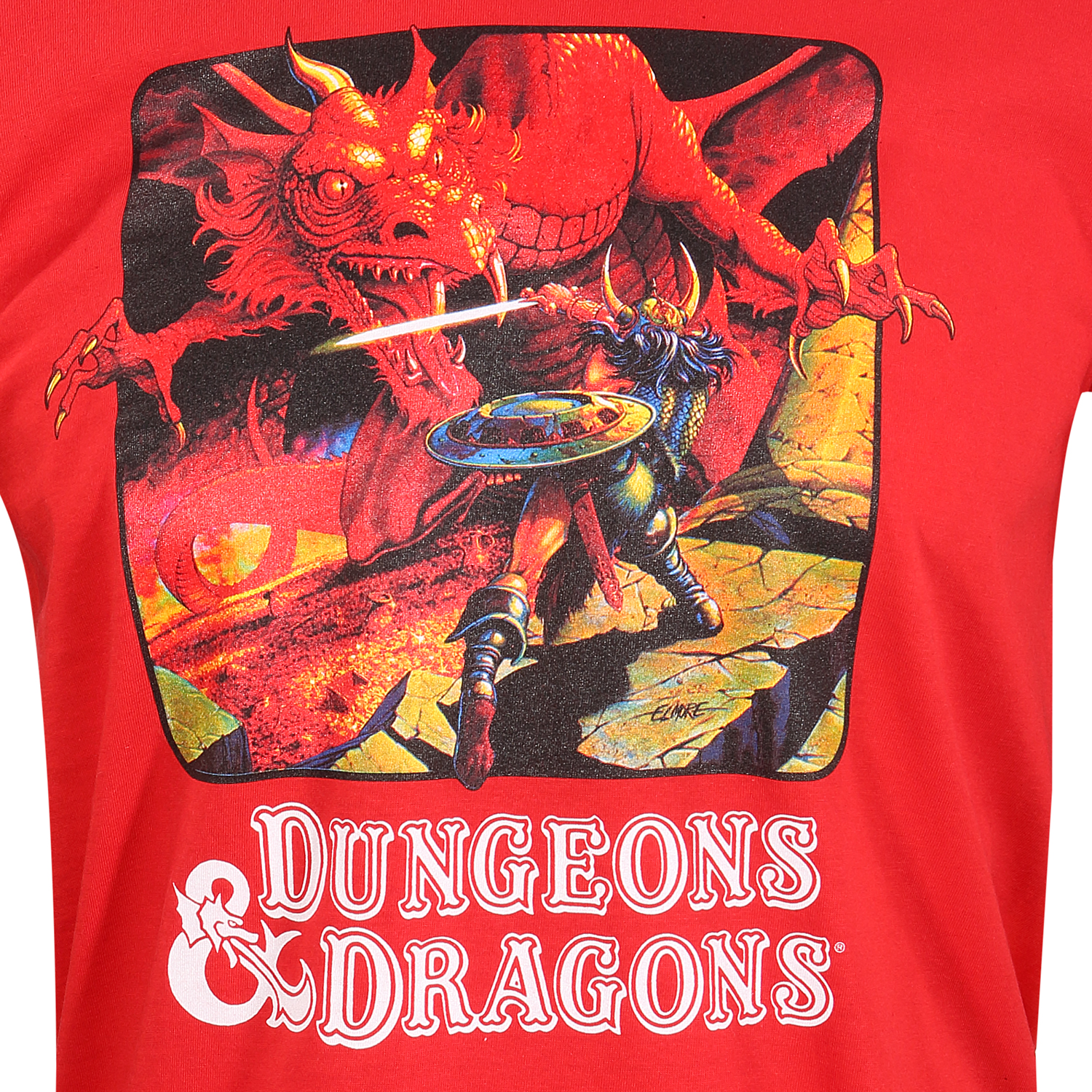 Dungeons And Dragons T-Shirt XXL Rot Unisex Classic Poster