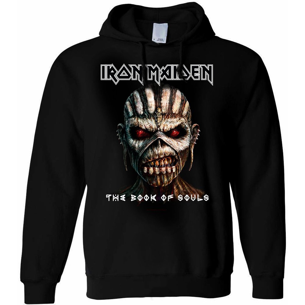 Iron Maiden Hoodie L The Book of Souls Schwarz