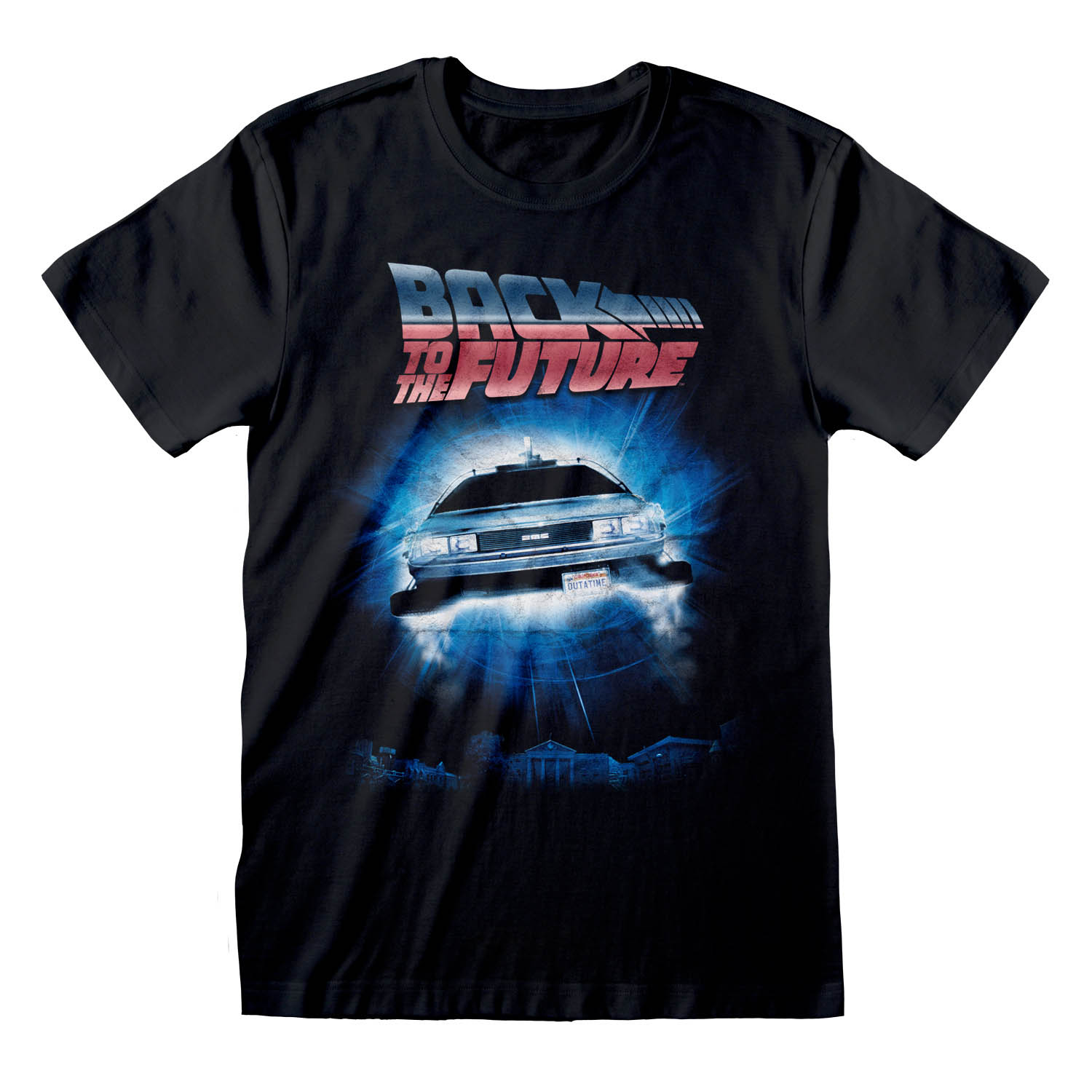 Back To The Future T-Shirt XXL Schwarz Unisex Portal