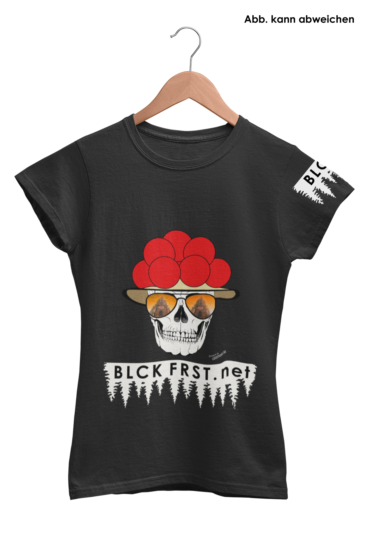 Blck Frst Morgenrot 3XL Girly mit Ärmellogo, Shirt
