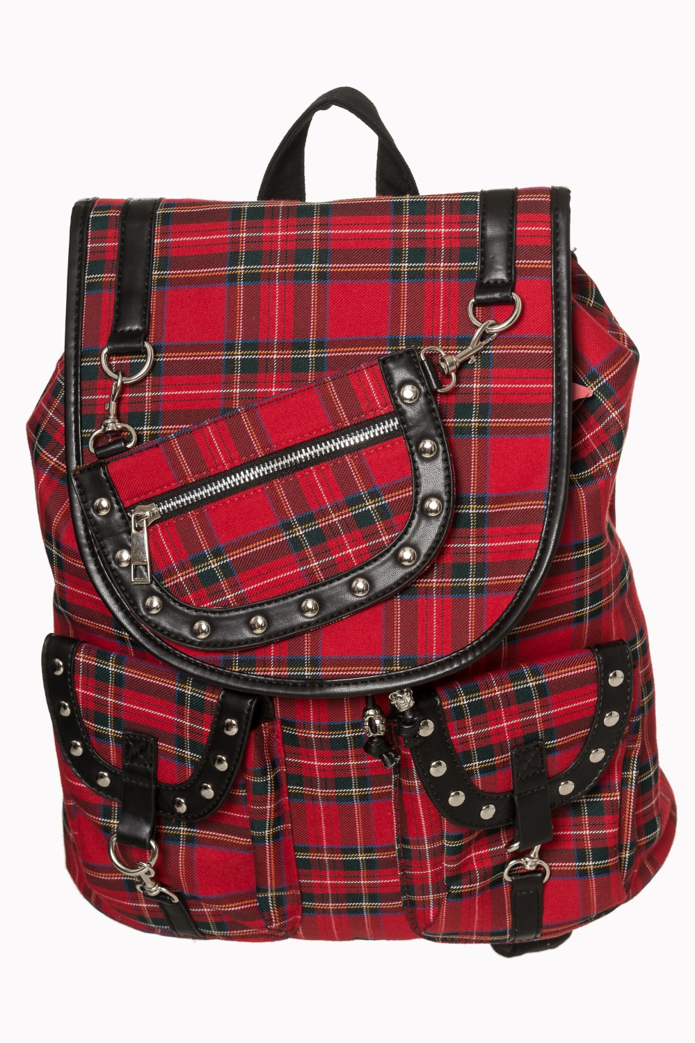 Banned Rucksack Yamy Tartan Rot