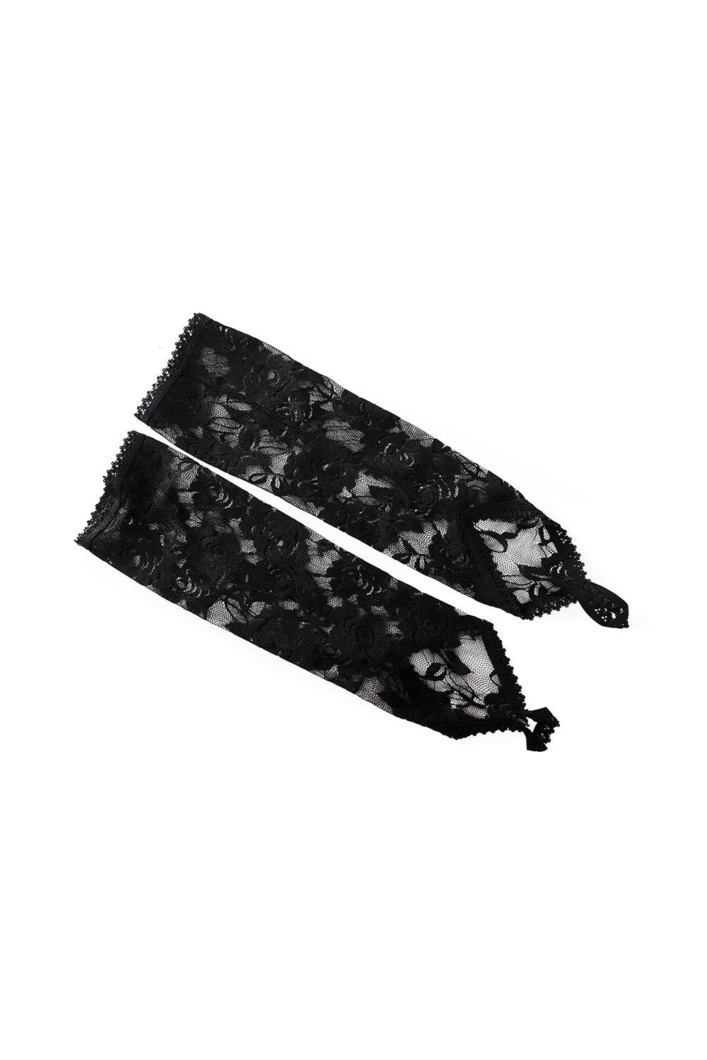 Banned Handschuhe Lang Schwarz Sweet Carice Gloves