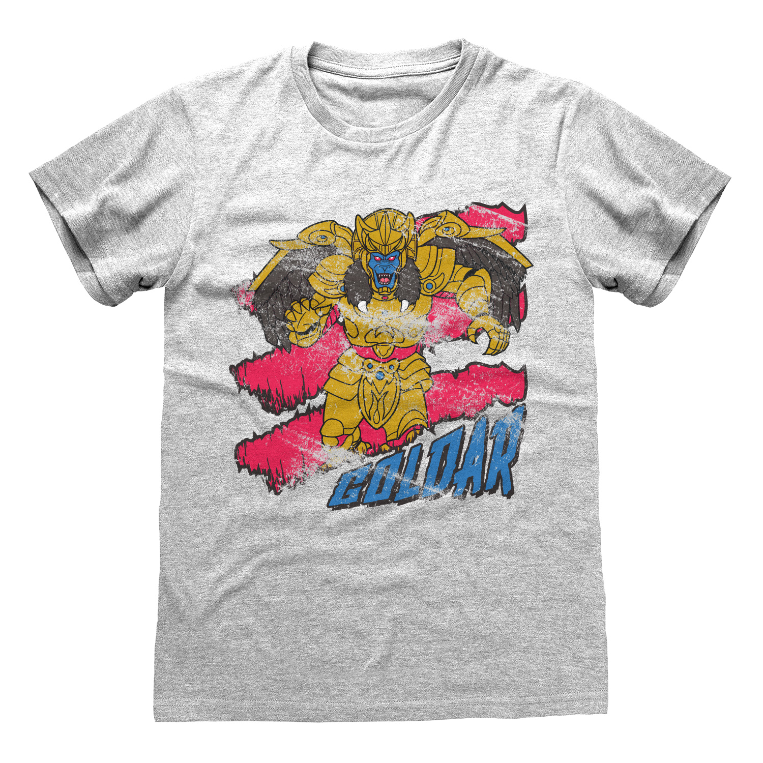 Power Rangers T-Shirt S Grau Unisex Goldar