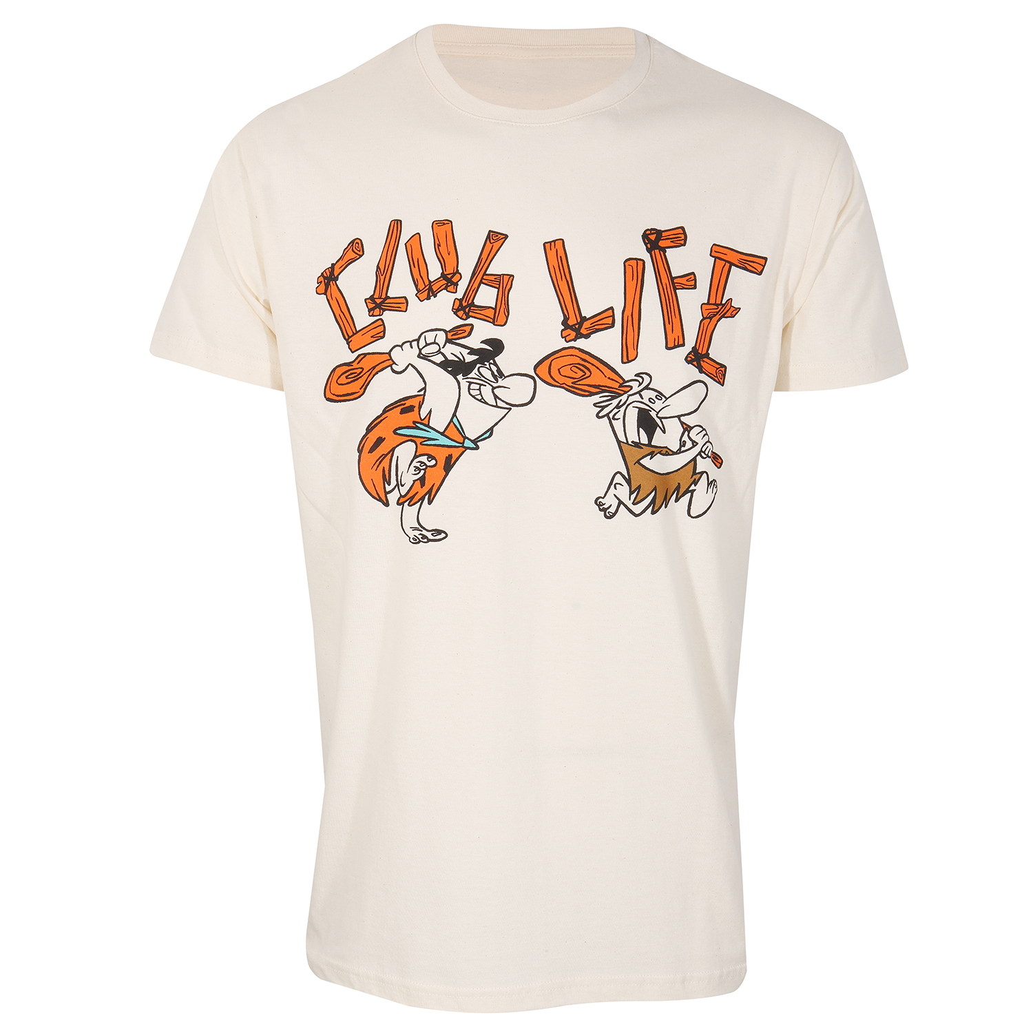 The Flintstones T-Shirt XXL Beige Unisex Club Life