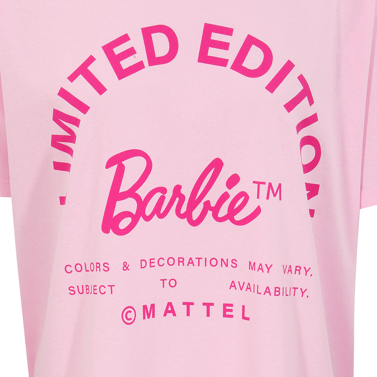 Barbie T-Shirt XXL Light Pink Unisex Limited Edition