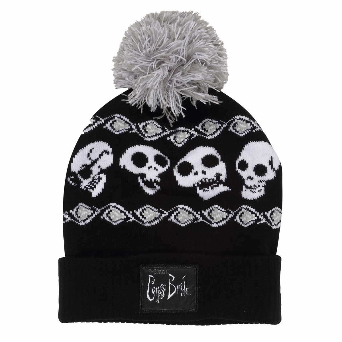 Corpse Bride Wintermütze Unisex Skeleton Band Snow Beanie Einheitsgröße