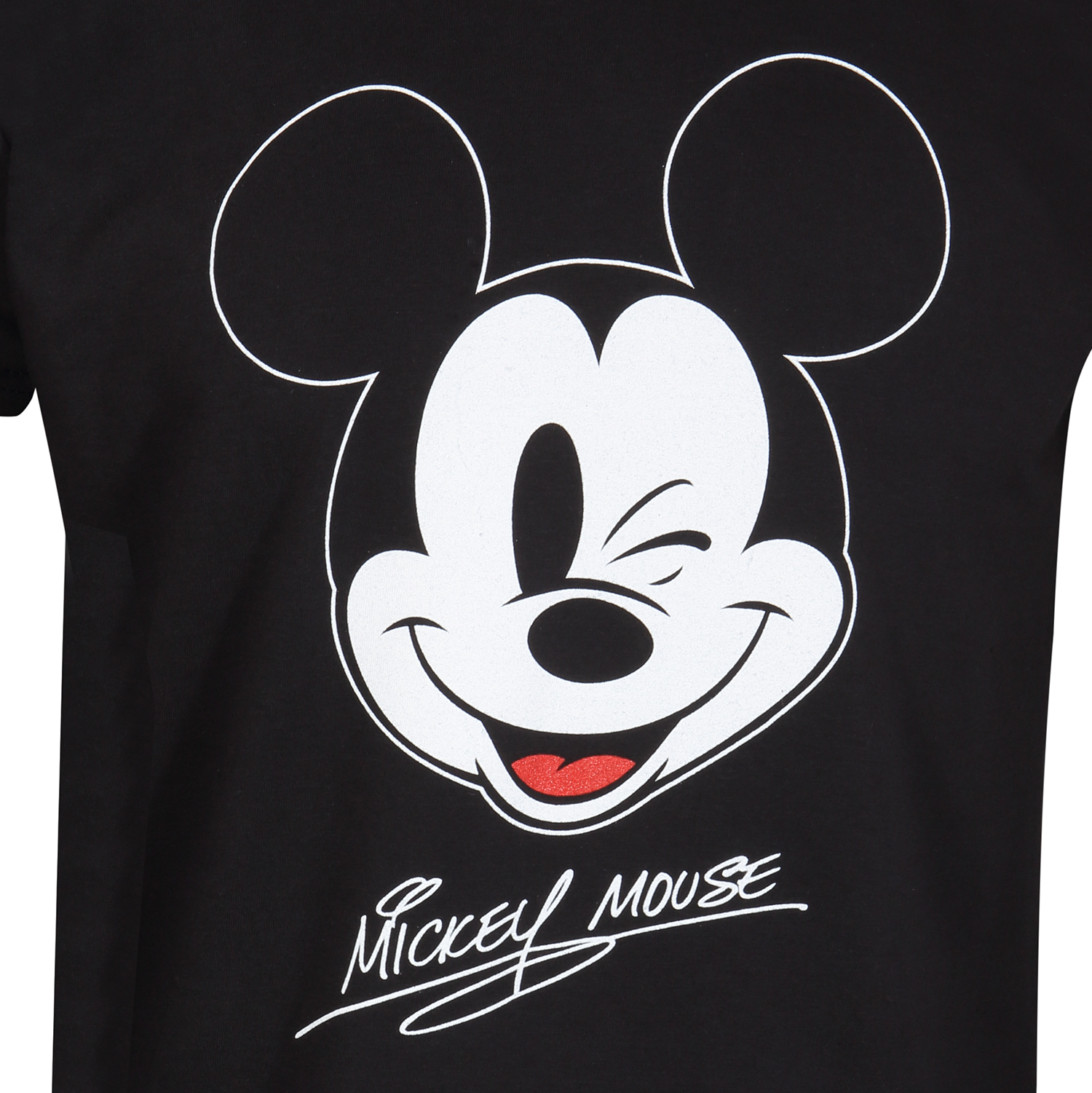 Mickey and Friends T-Shirt XXL Schwarz Unisex Mickey Face