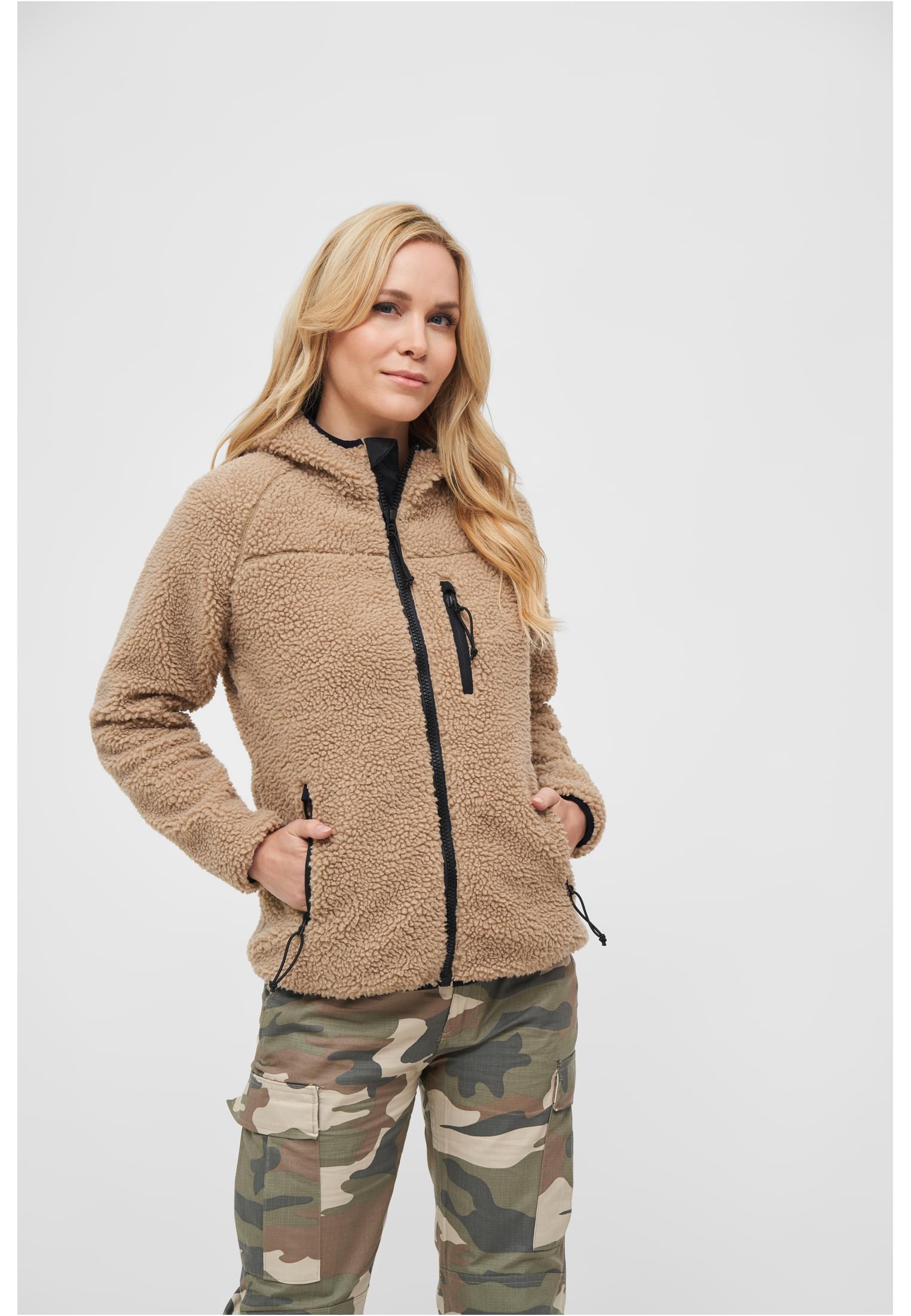 Urban Classics Teddyfleece Jacke XS Camel