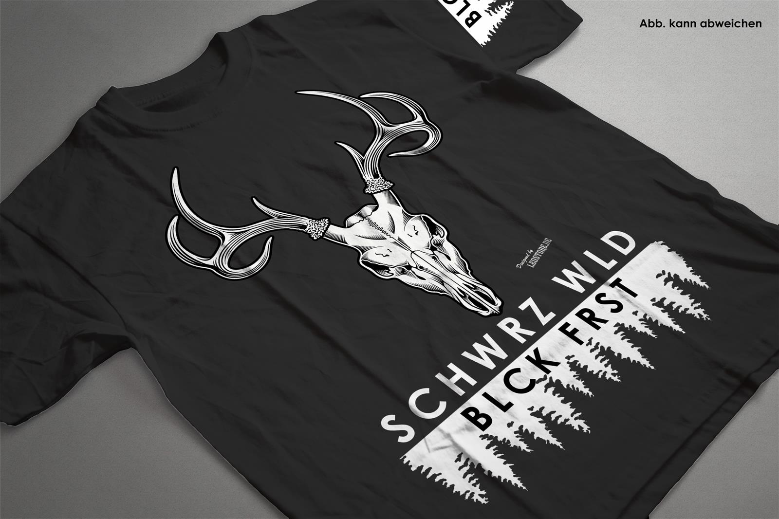 Blck Frst Schwrz Wld mit Ärmellogo, Shirt