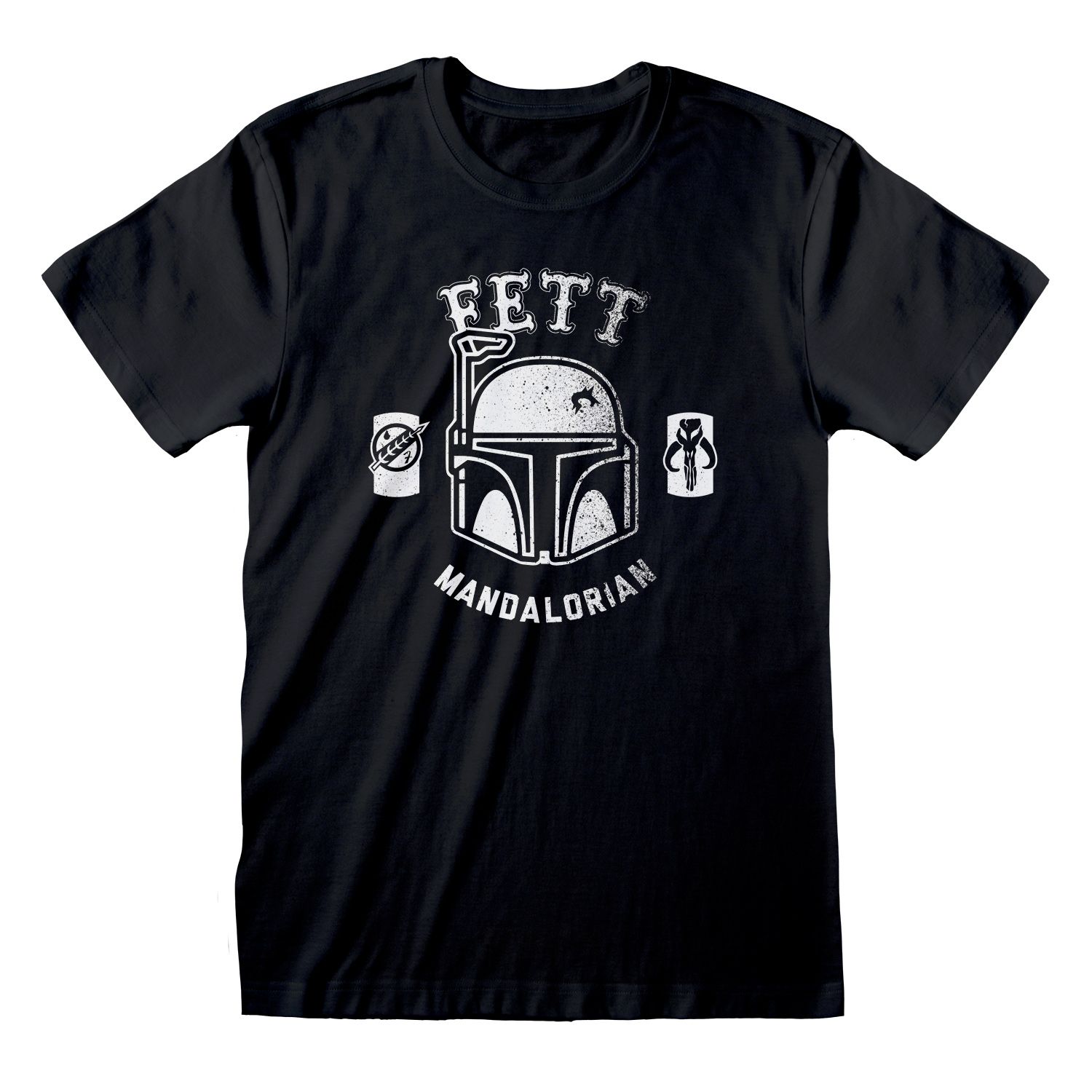 Star Wars T-Shirt XXL Schwarz Unisex Fett Mandalorian