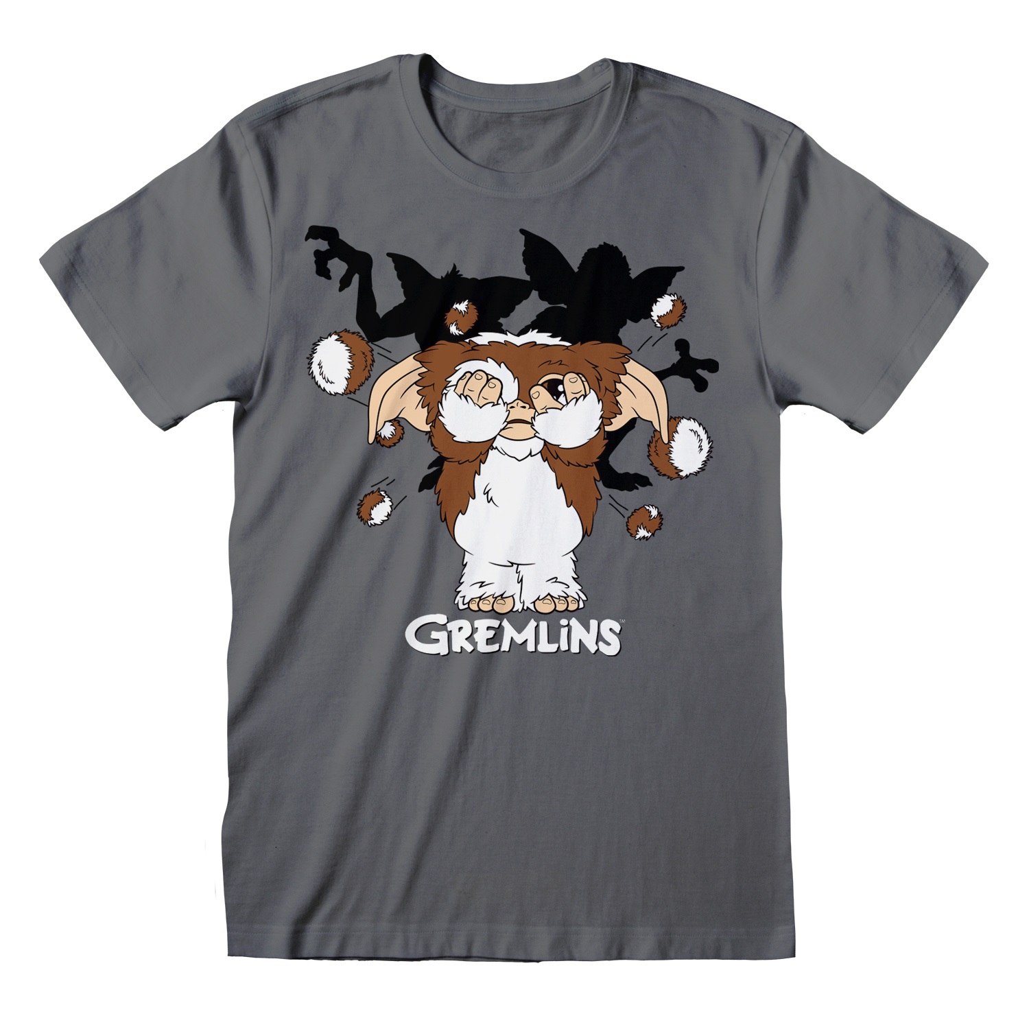 Gremlins T-Shirt XL Fur Balls Anthrazit