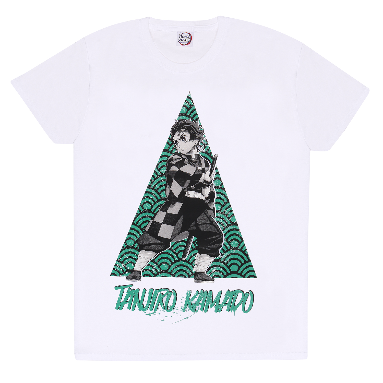 Demon Slayer T-Shirt XXL Weiß Unisex Tanjiro Tri