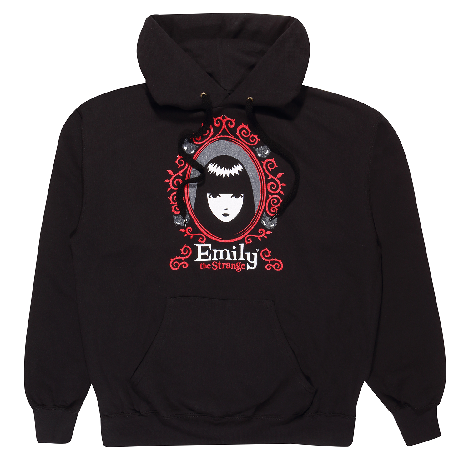 Emily The Strange Womens Fitted Pullover Hoody Frame