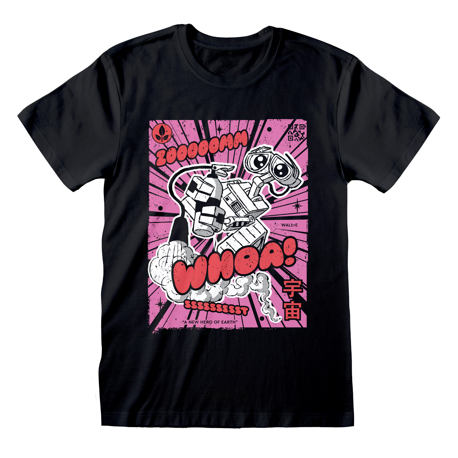 Disney Wall.E T-Shirt XXL Schwarz Unisex Wall.E Poster