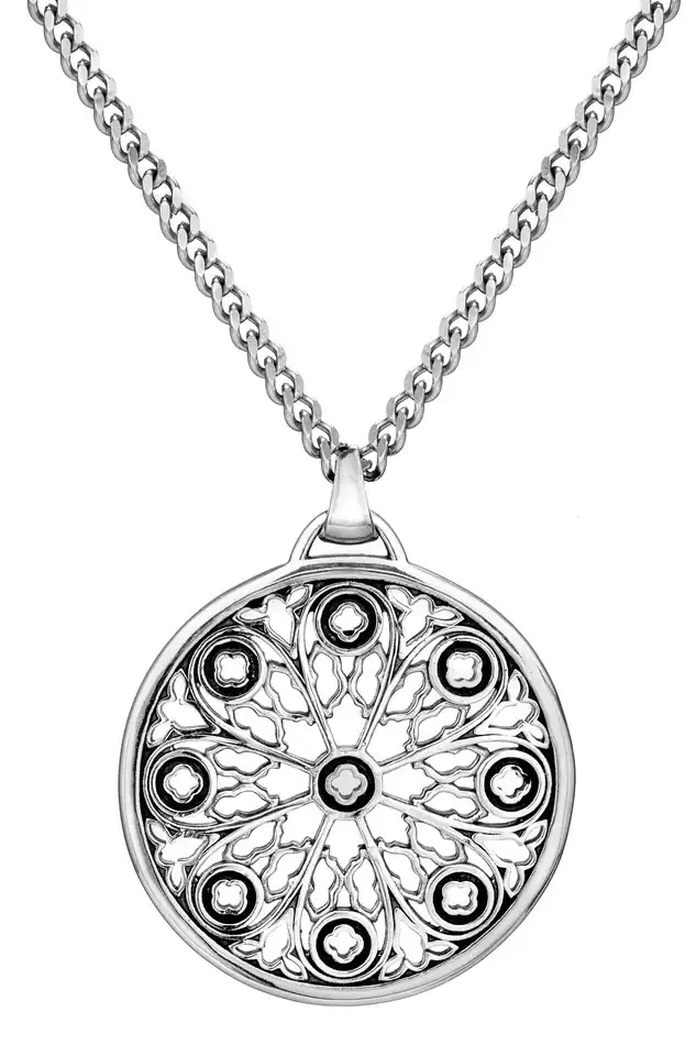 Restyle Halskette Silber Rosarium Necklace