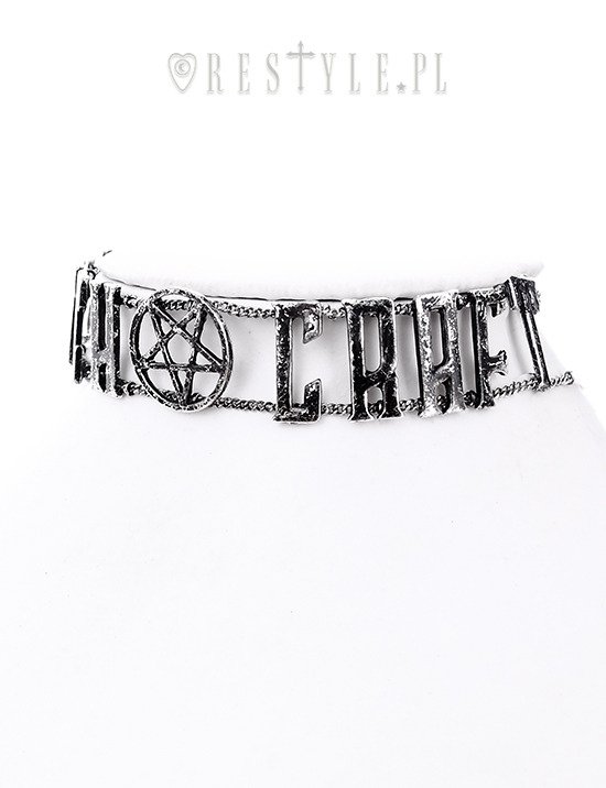 Restyle Witchcraft Silver Chain Chocker Silber
