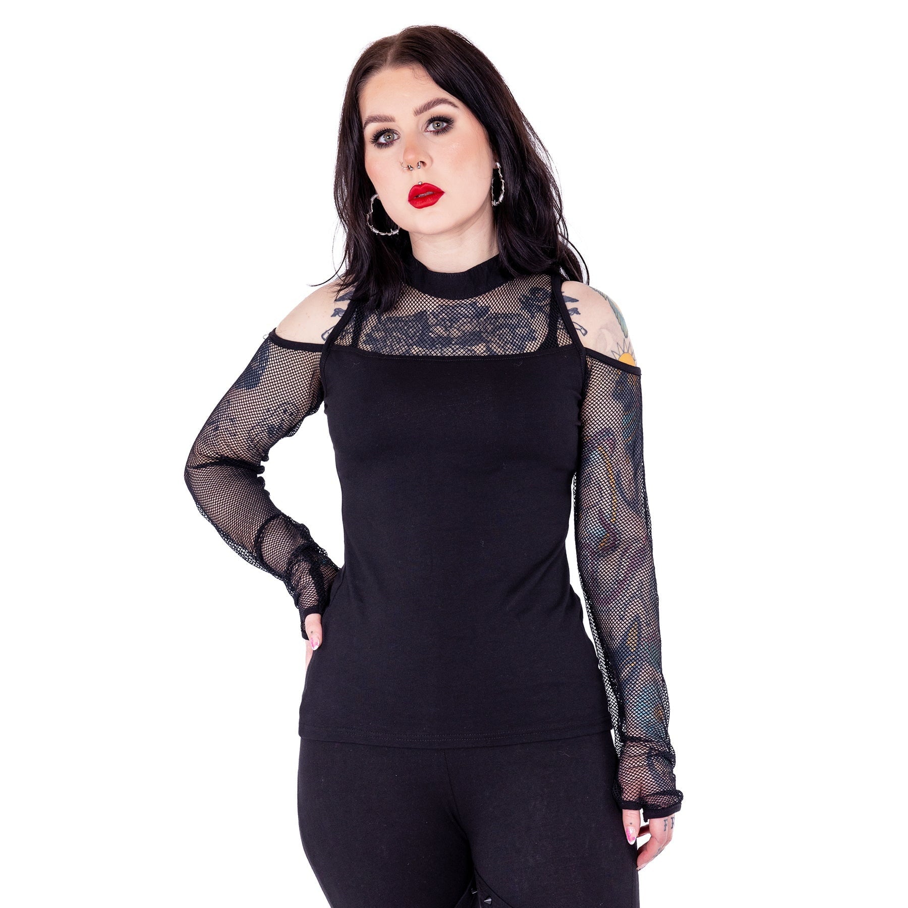 Poizen Industries Top XXL Schwarz Inez