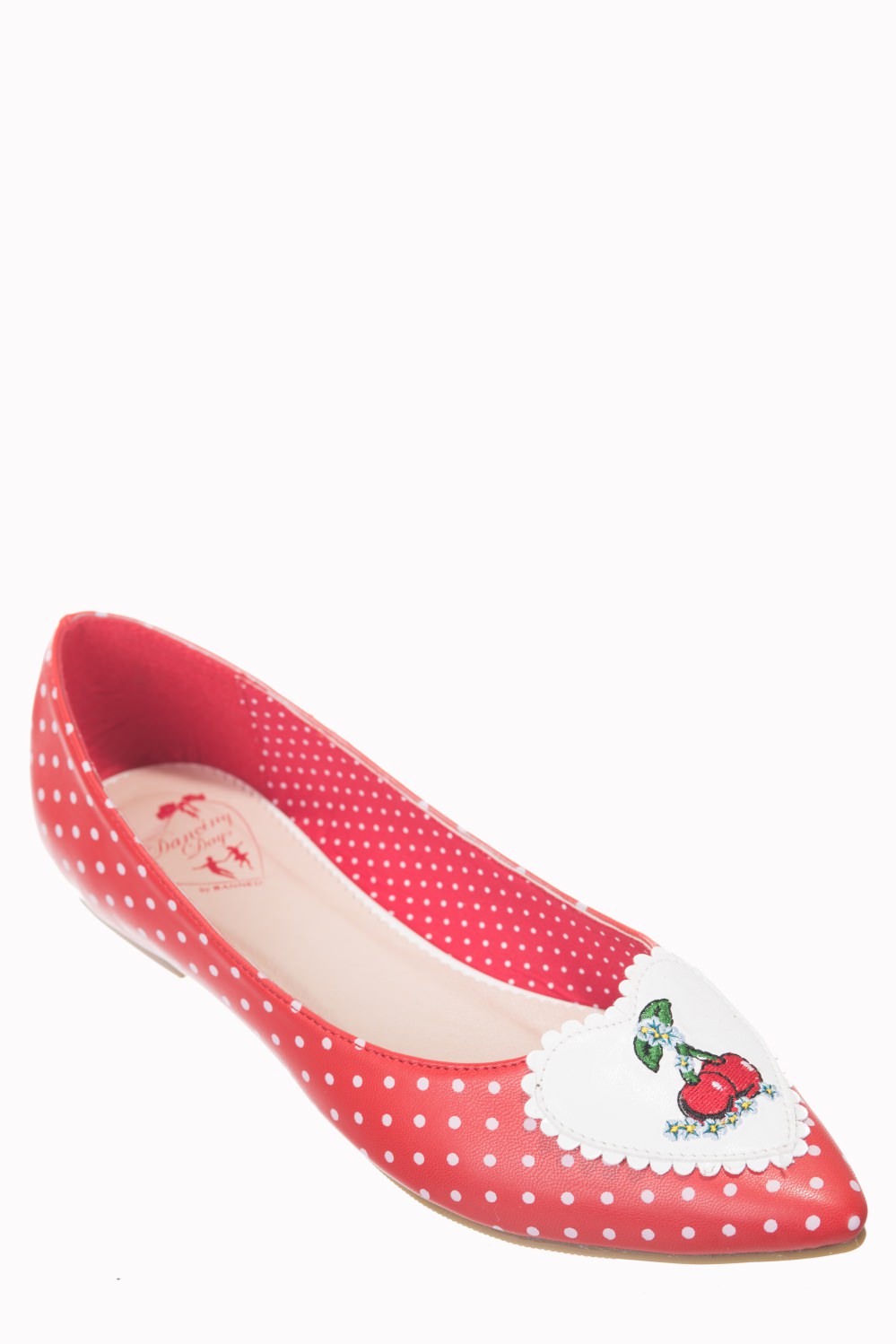 BN-SCHUH-36-RED/DOTS-EVERLY