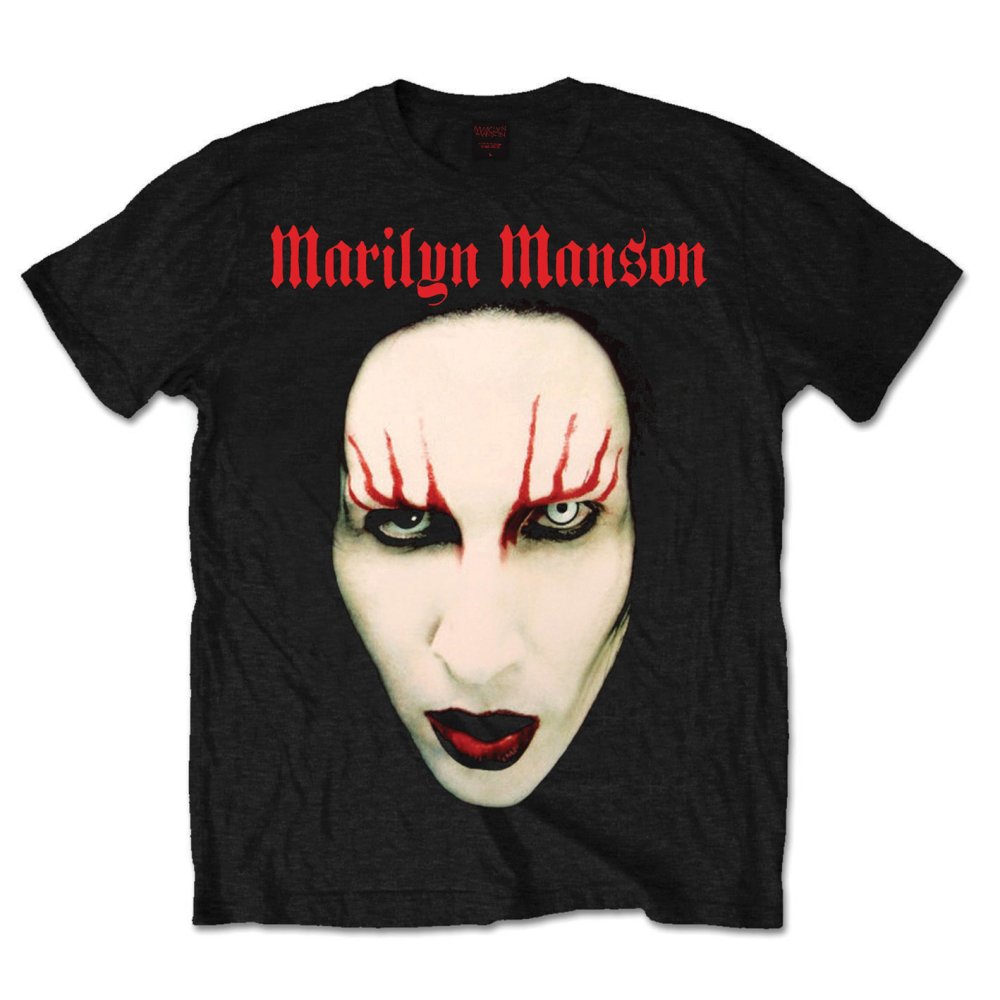 Marilyn Manson Shirt S Red Lips