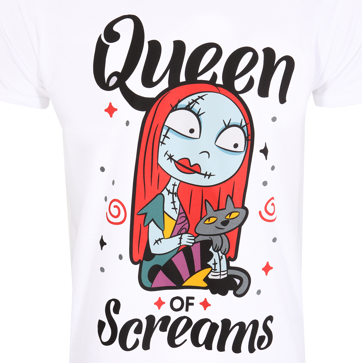 Nightmare Before Christmas T-Shirt XXL Weiß Unisex Queen Of Screams