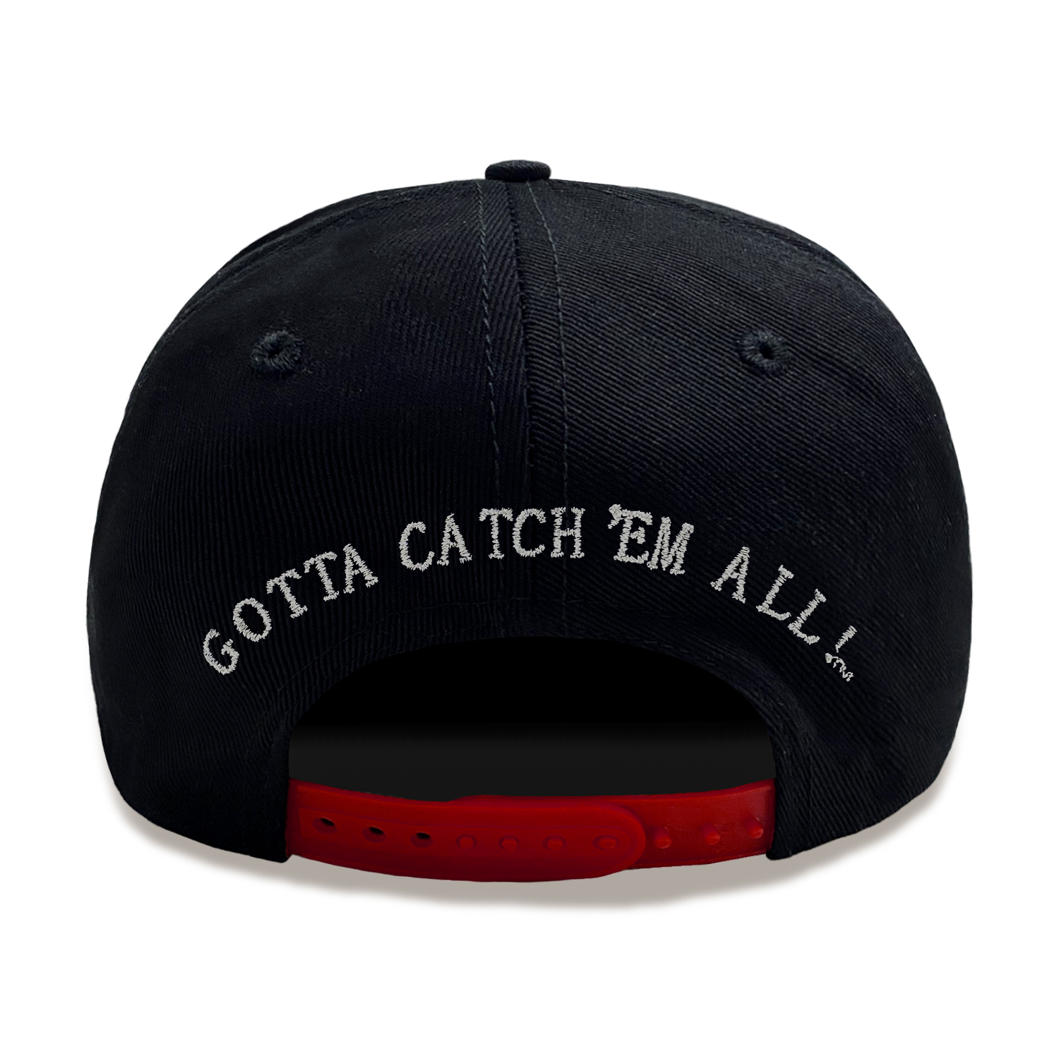 Pokemon Snapback Cap  Schwarz & Rot Trainer