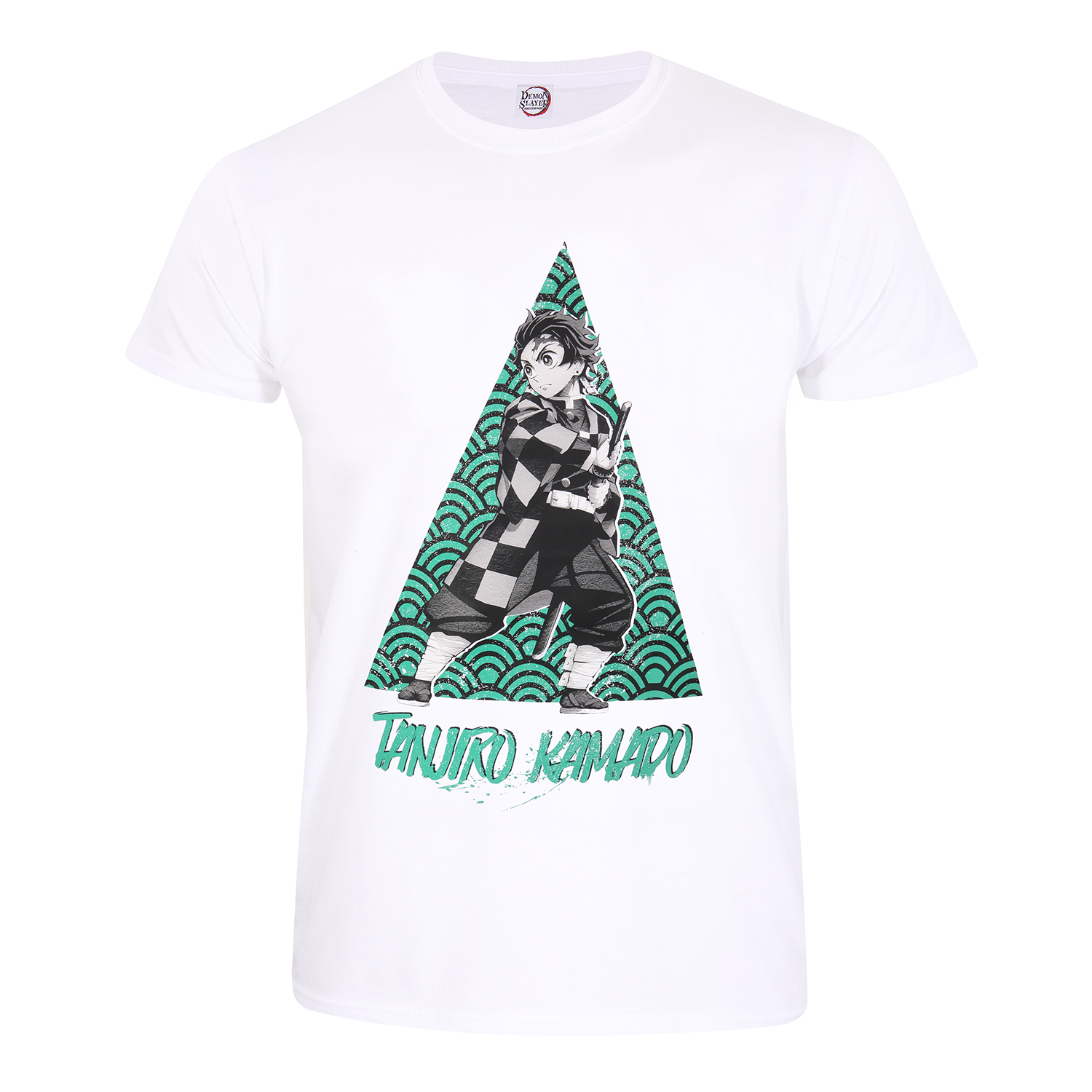 Demon Slayer T-Shirt XXL Weiß Unisex Tanjiro Tri