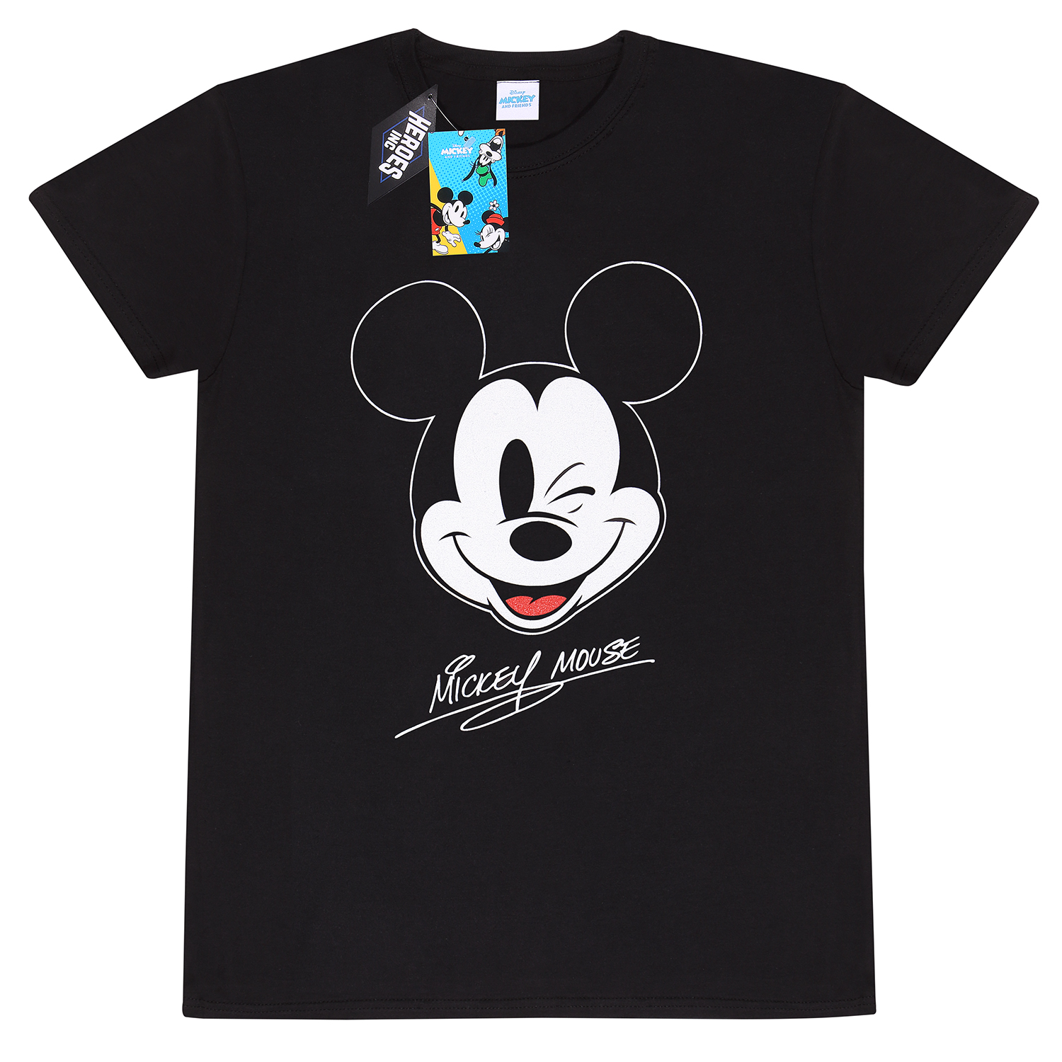 Mickey and Friends T-Shirt XXL Schwarz Unisex Mickey Face