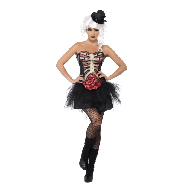 Smiffys Grotesque Burlesque Corset blk S