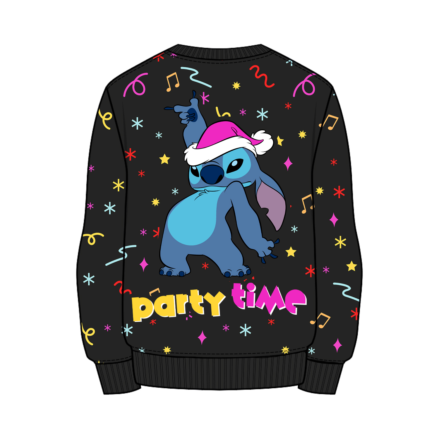 Lilo & Stitch Strickpulli M Bunt Party Time