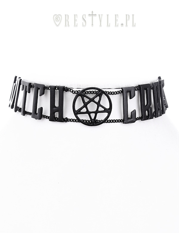 Halsband "Witchcraft" schwarz