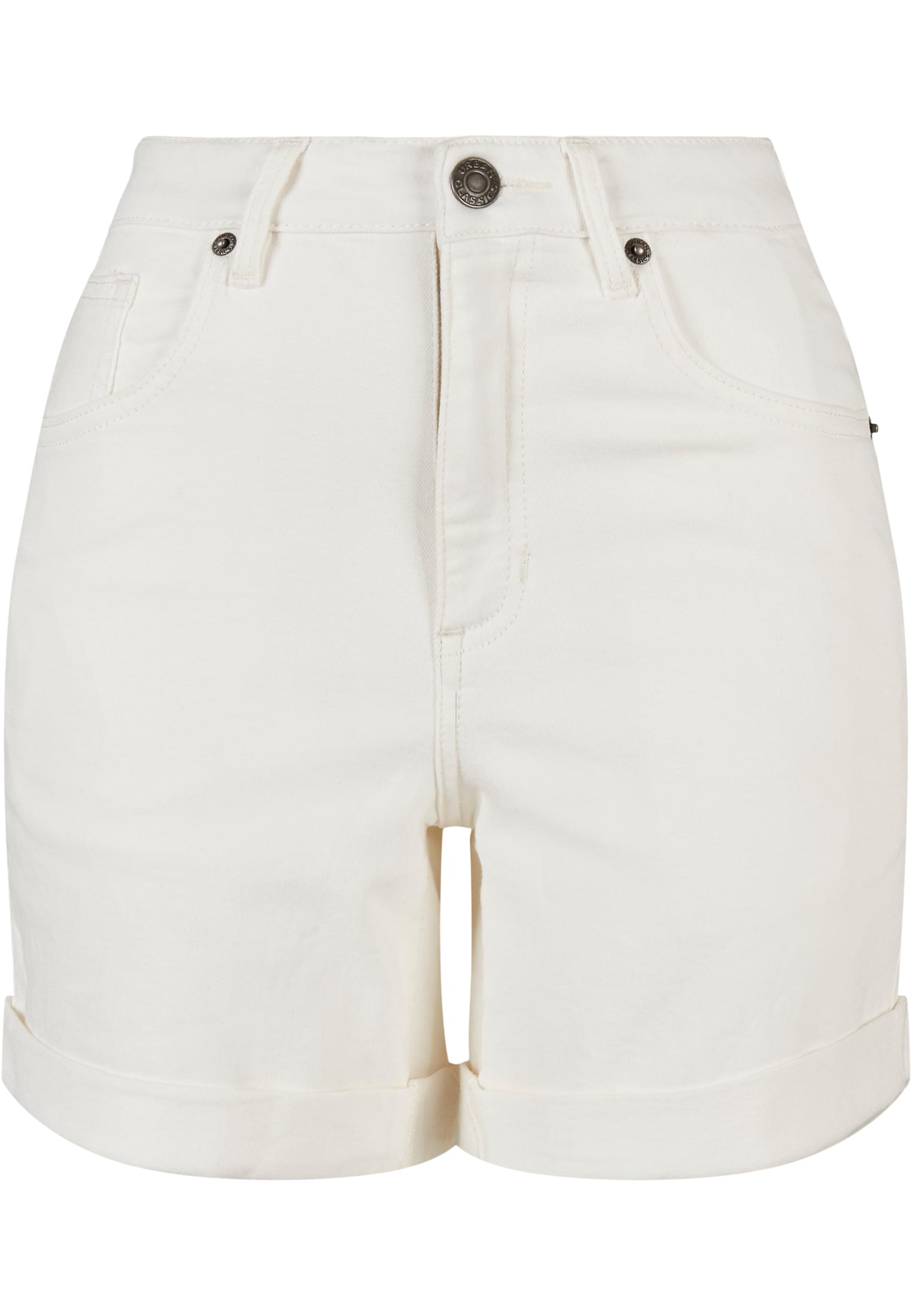 Organic Stretch Denim 5 Pocket Shorts Offwhite raw 29