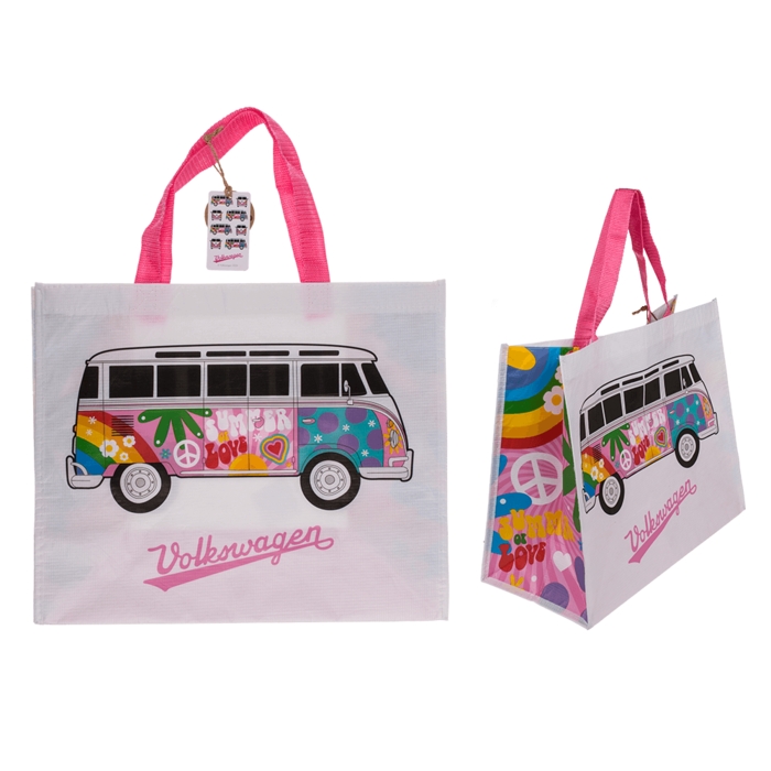 VW T1 Bus Shopper Bag Summer Love VW T1 Bus Shopper Bag Summer Love
