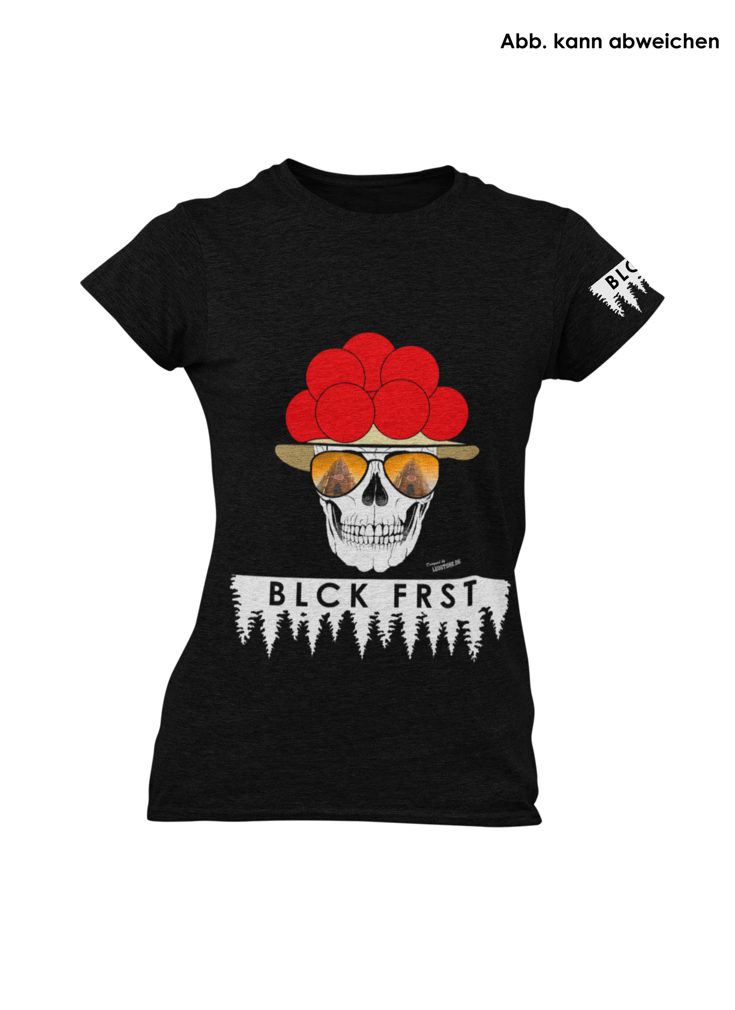 Blck Frst Morgenrot 3XL Girly mit Ärmellogo, Shirt