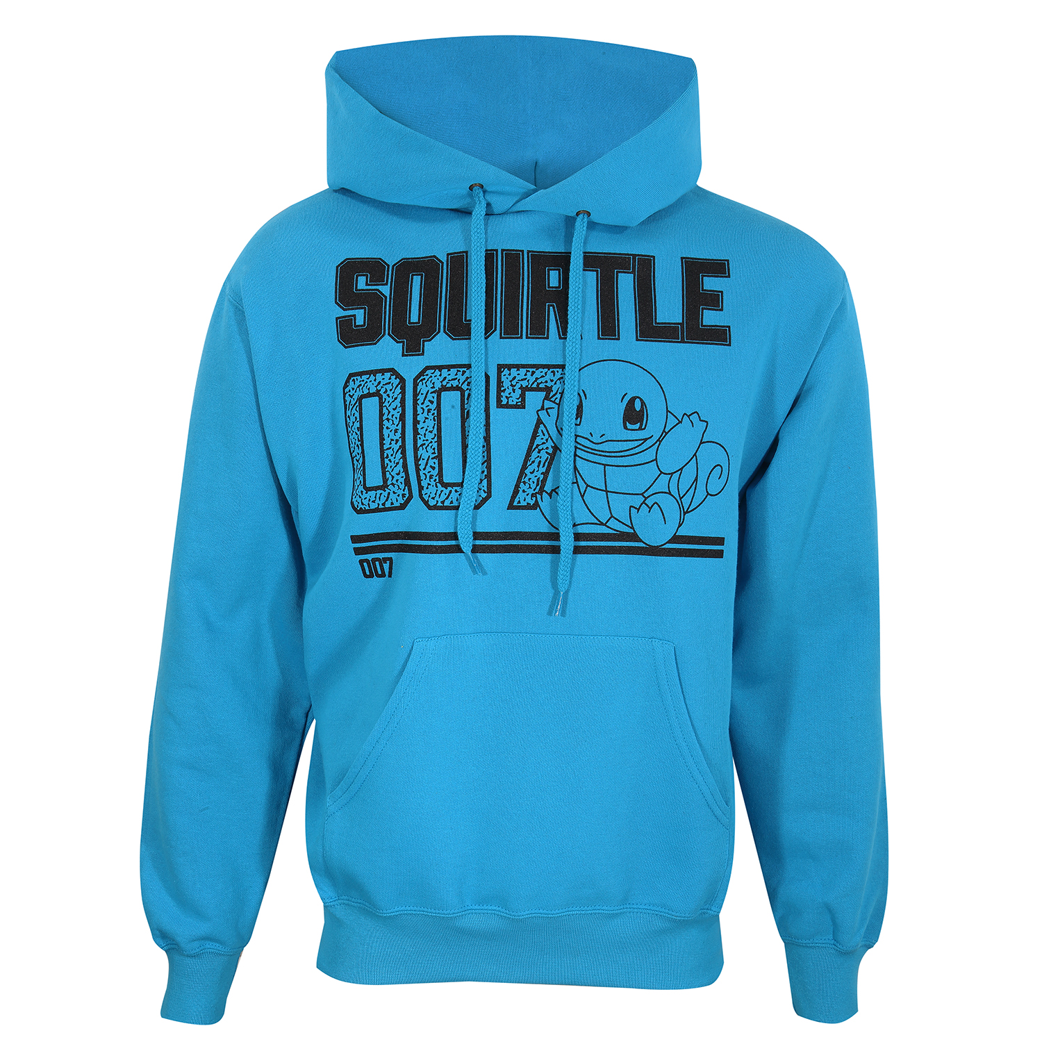 Pokemon Hoodie XXL Blau Unisex Squirtle Line Art