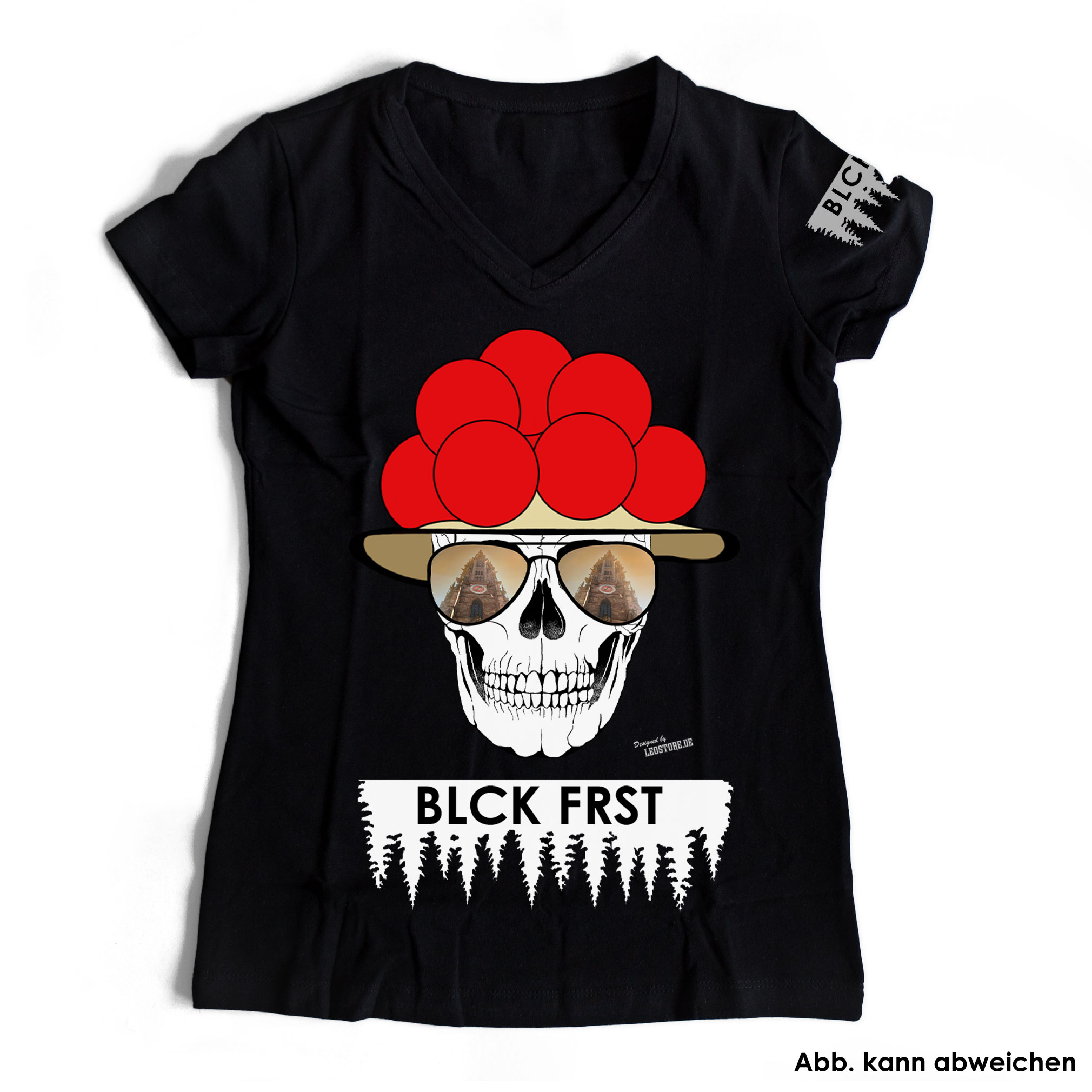Blck Frst Bommelschädel Girly 3XL Shirt