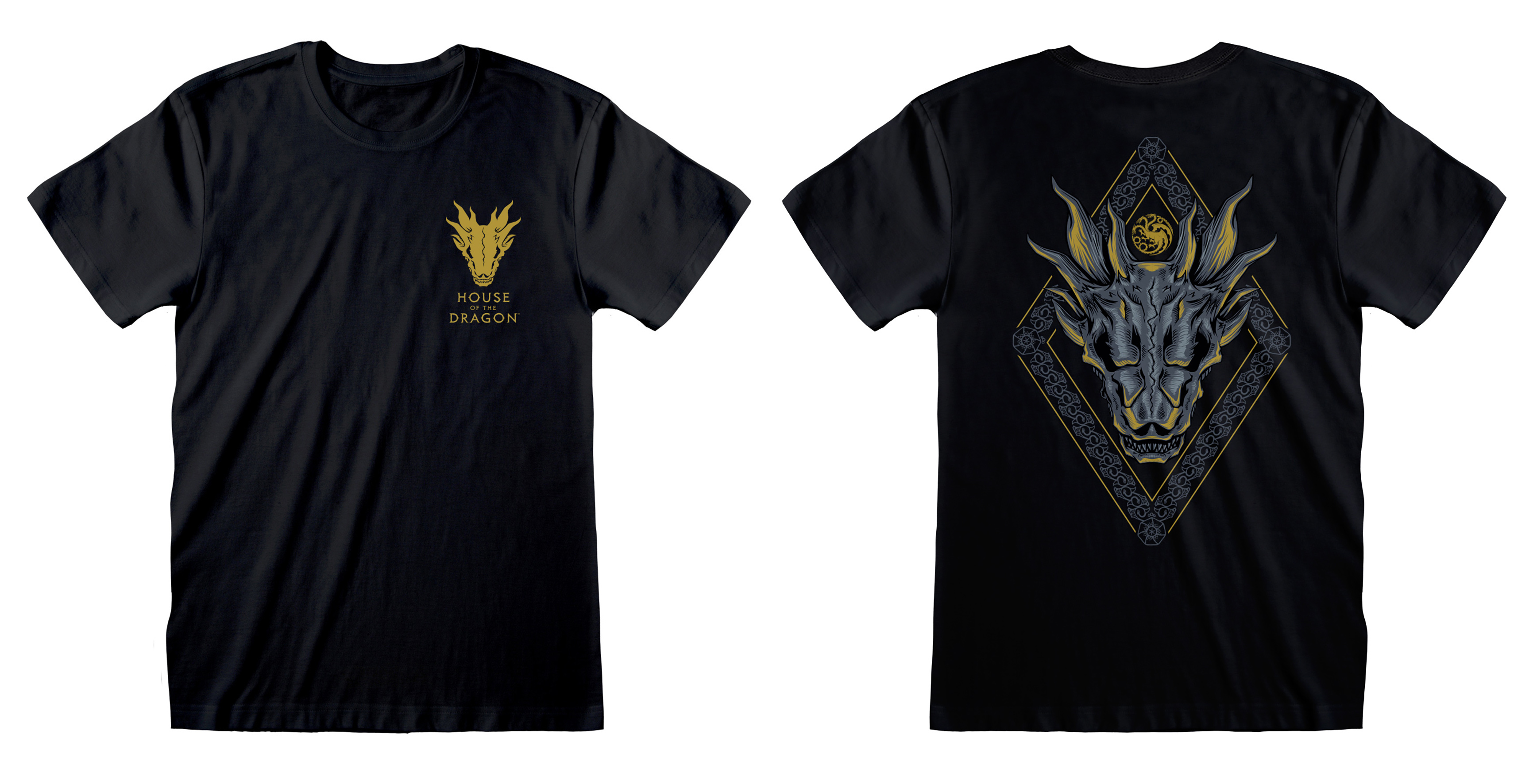 House Of The Dragon T-Shirt XXL Schwarz Unisex Emblem