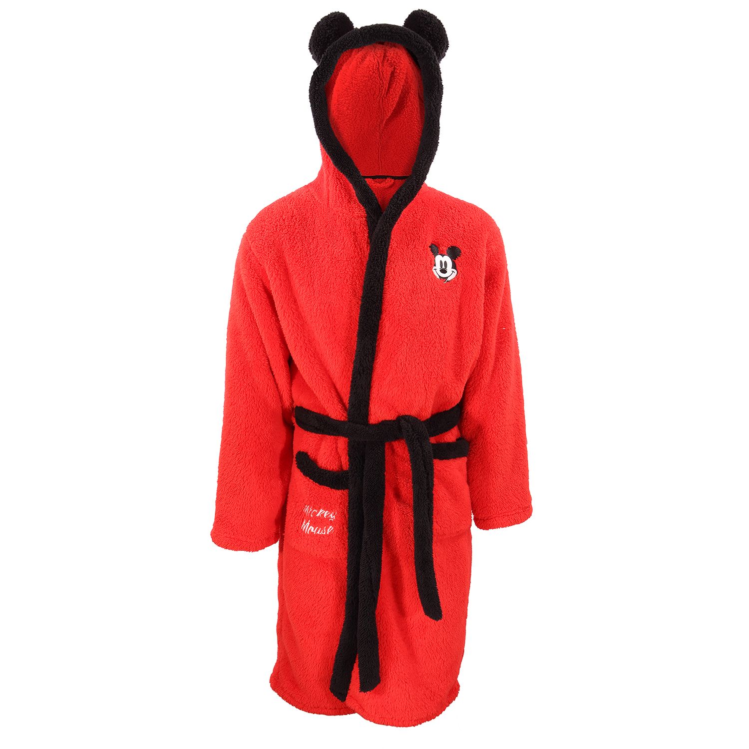 Disney Dressing Gown S/M Rot Mickey and Friends Dressing Gown